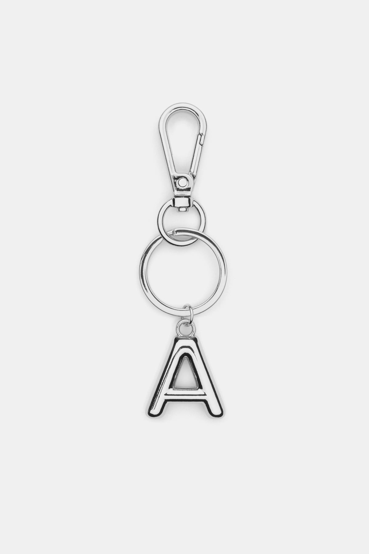 Silver Initial Keyring