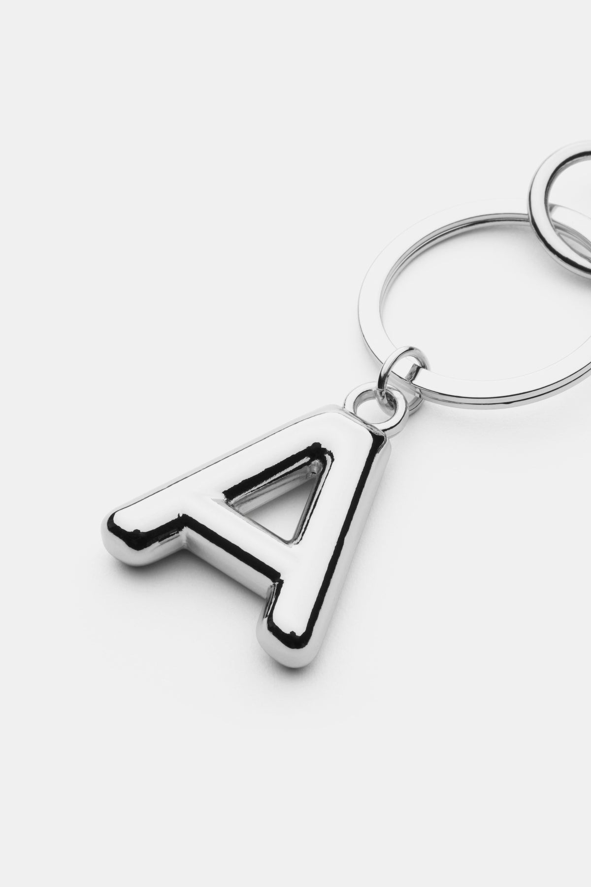 Silver Initial Keyring