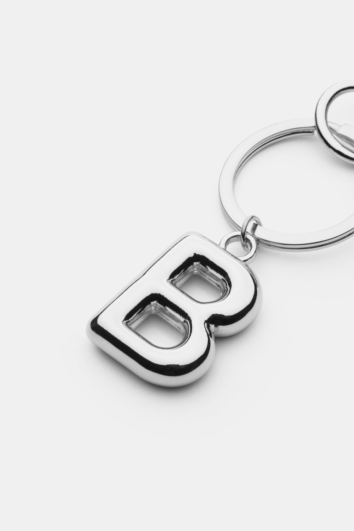 Silver Initial Keyring