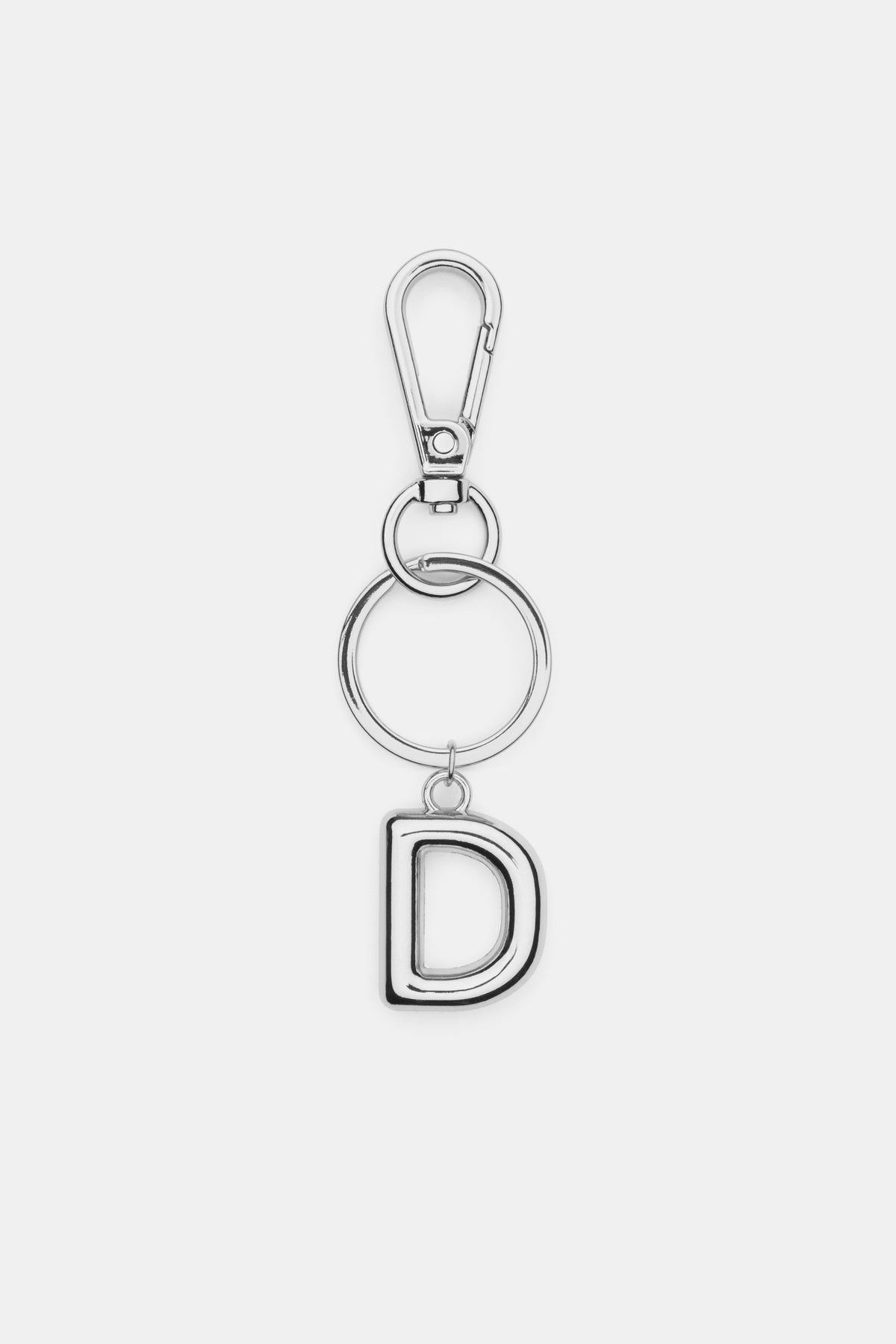 Silver Initial Keyring