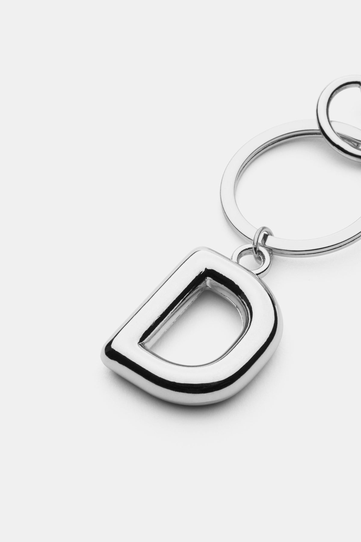 Silver Initial Keyring