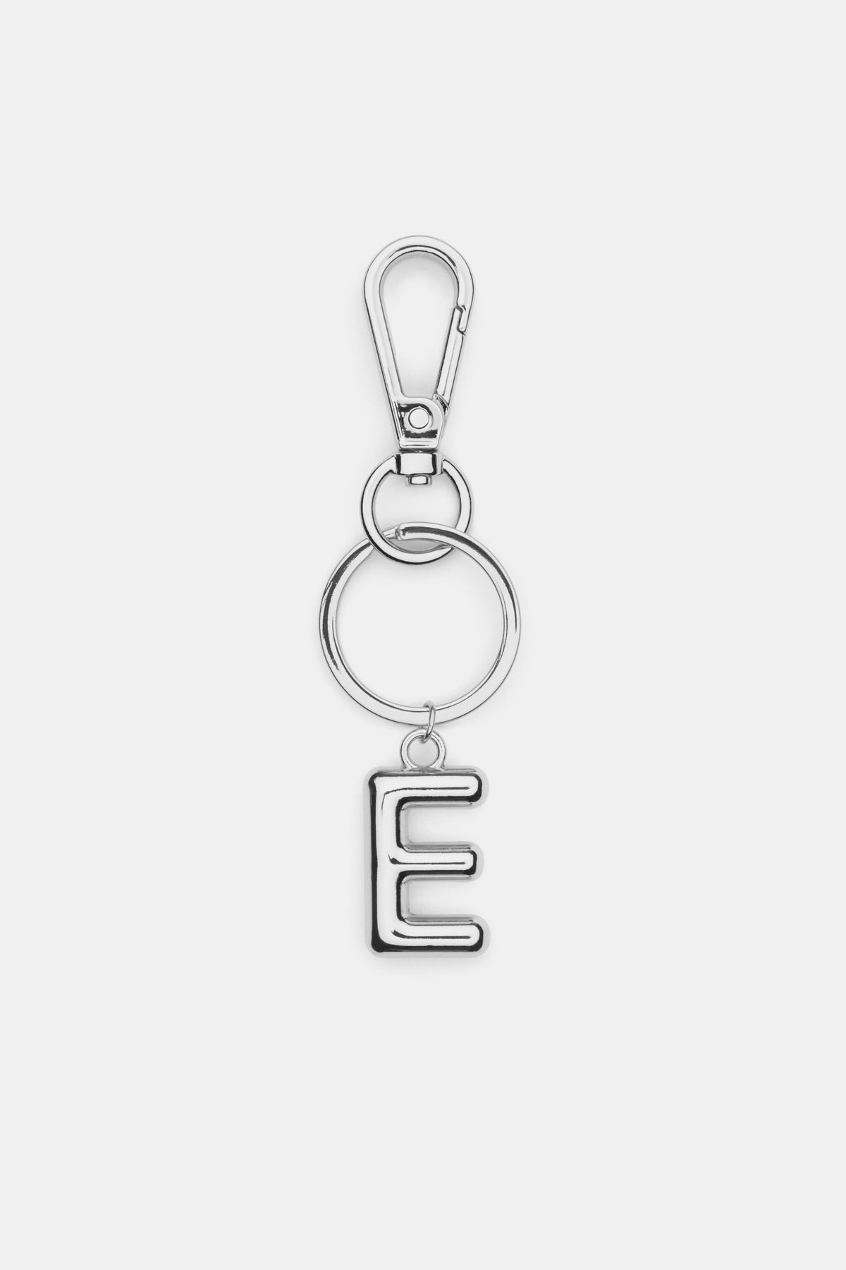 Silver Initial Keyring