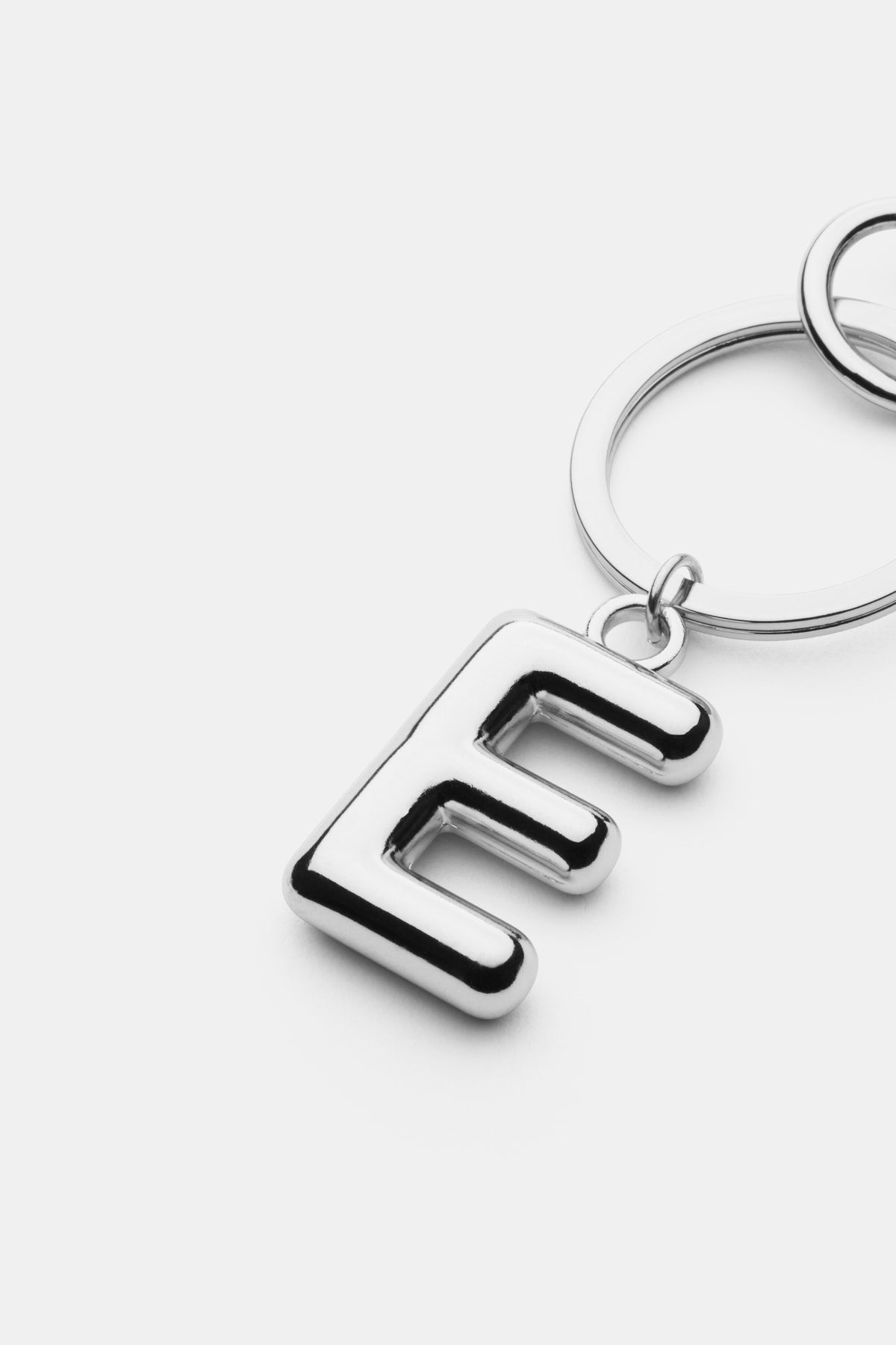 Silver Initial Keyring