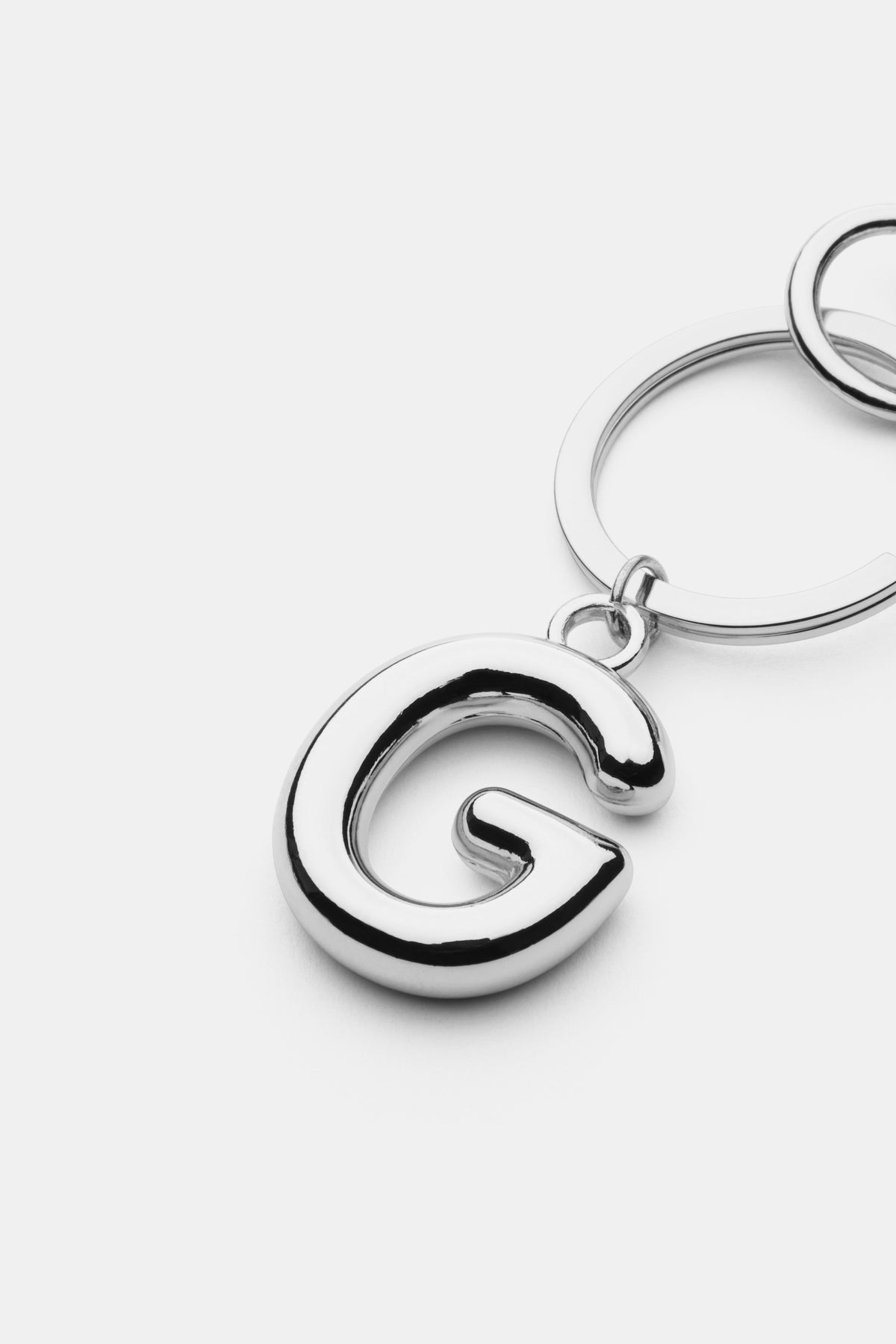 Silver Initial Keyring