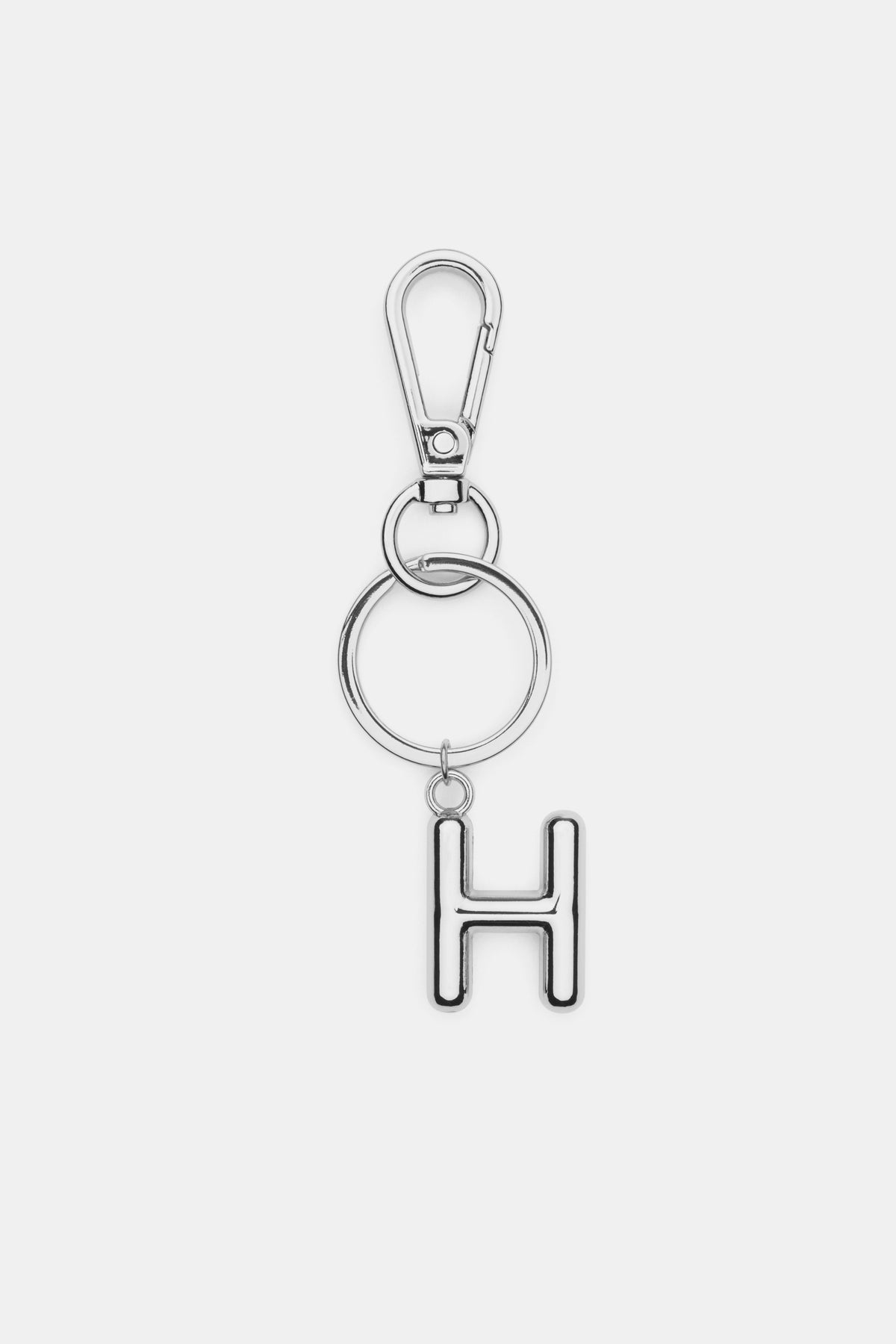 Silver Initial Keyring