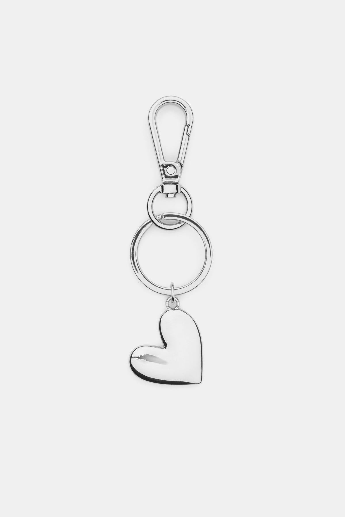 Silver Initial Keyring