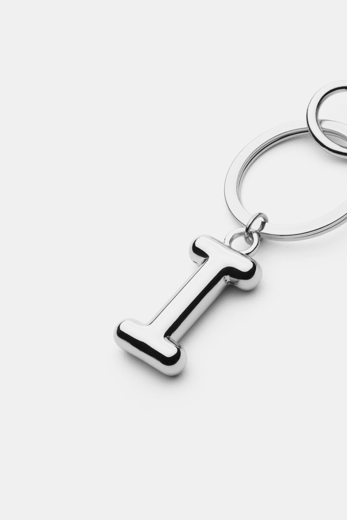 Silver Initial Keyring