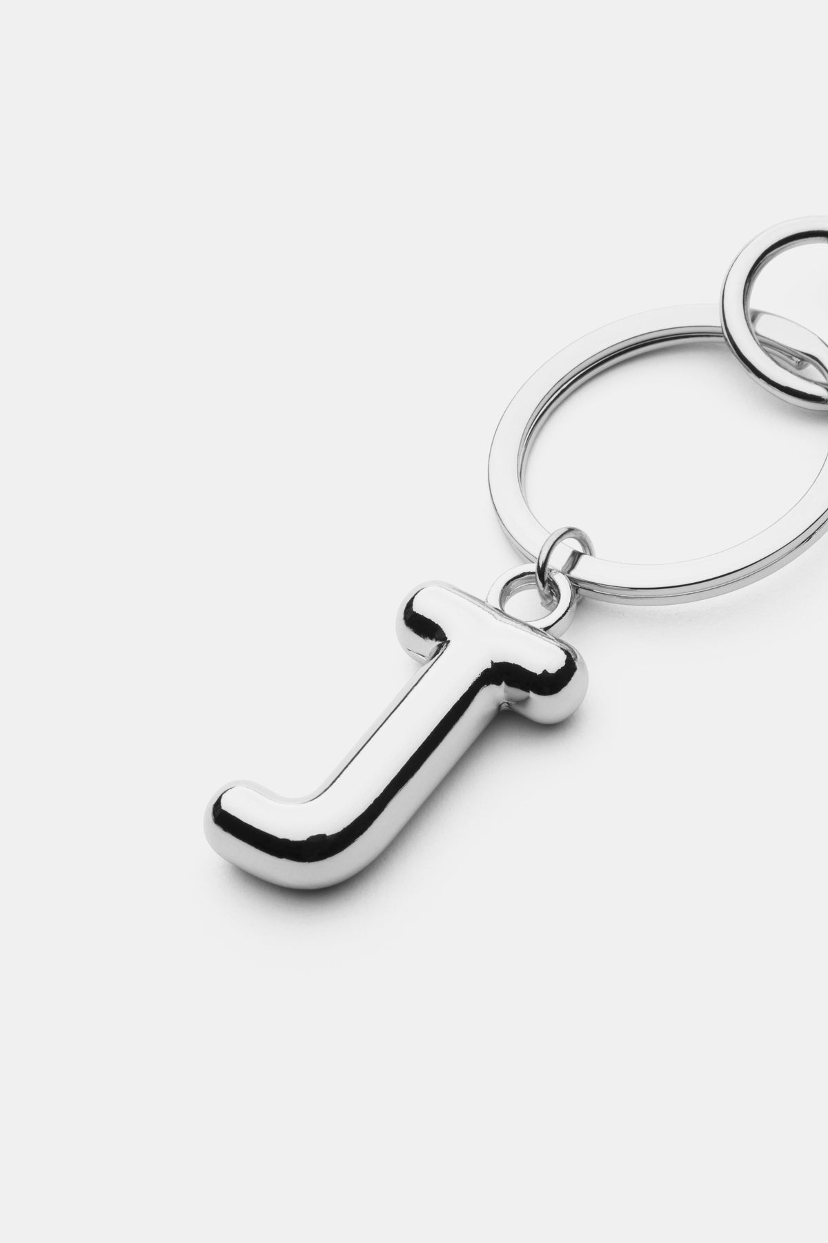 Silver Initial Keyring