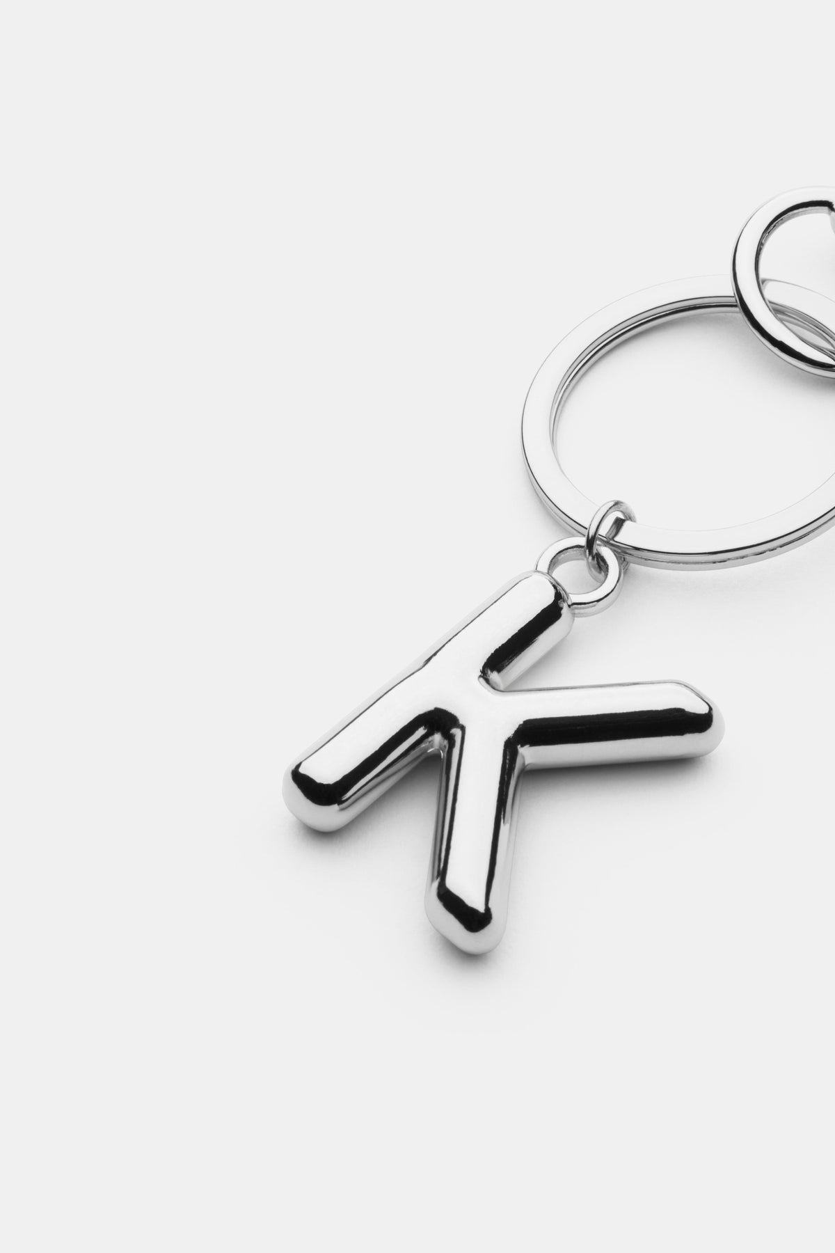 Silver Initial Keyring