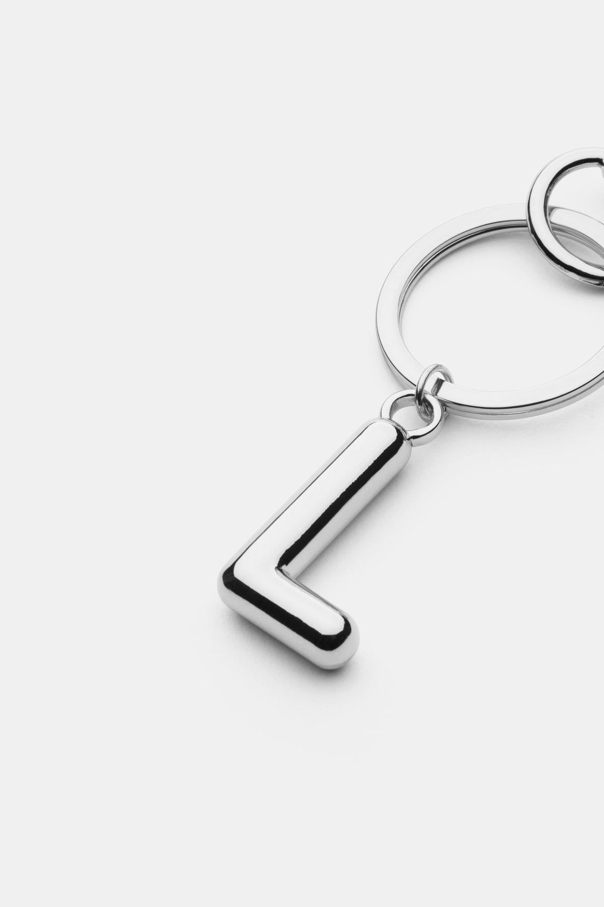 Silver Initial Keyring