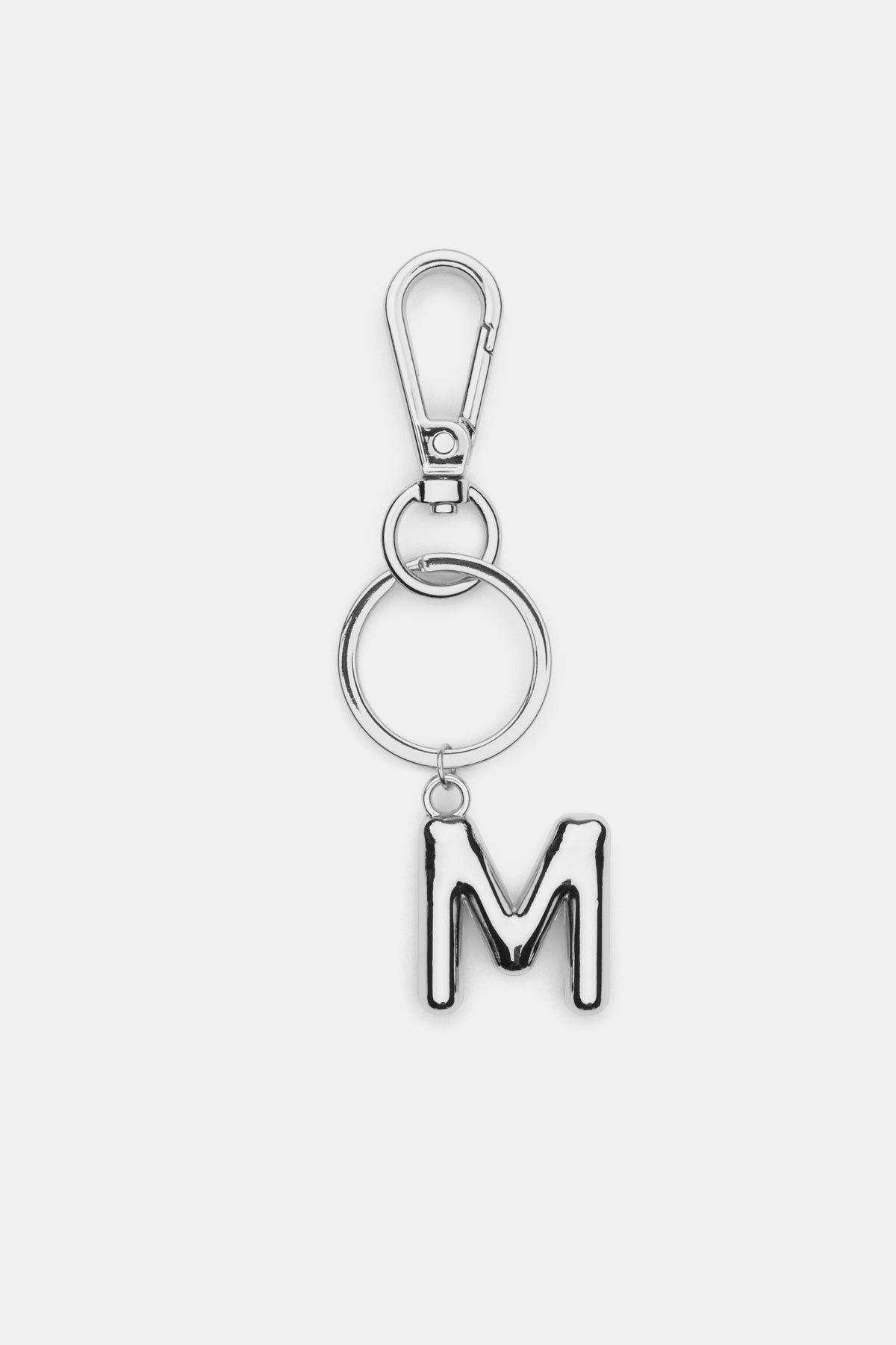 Silver Initial Keyring