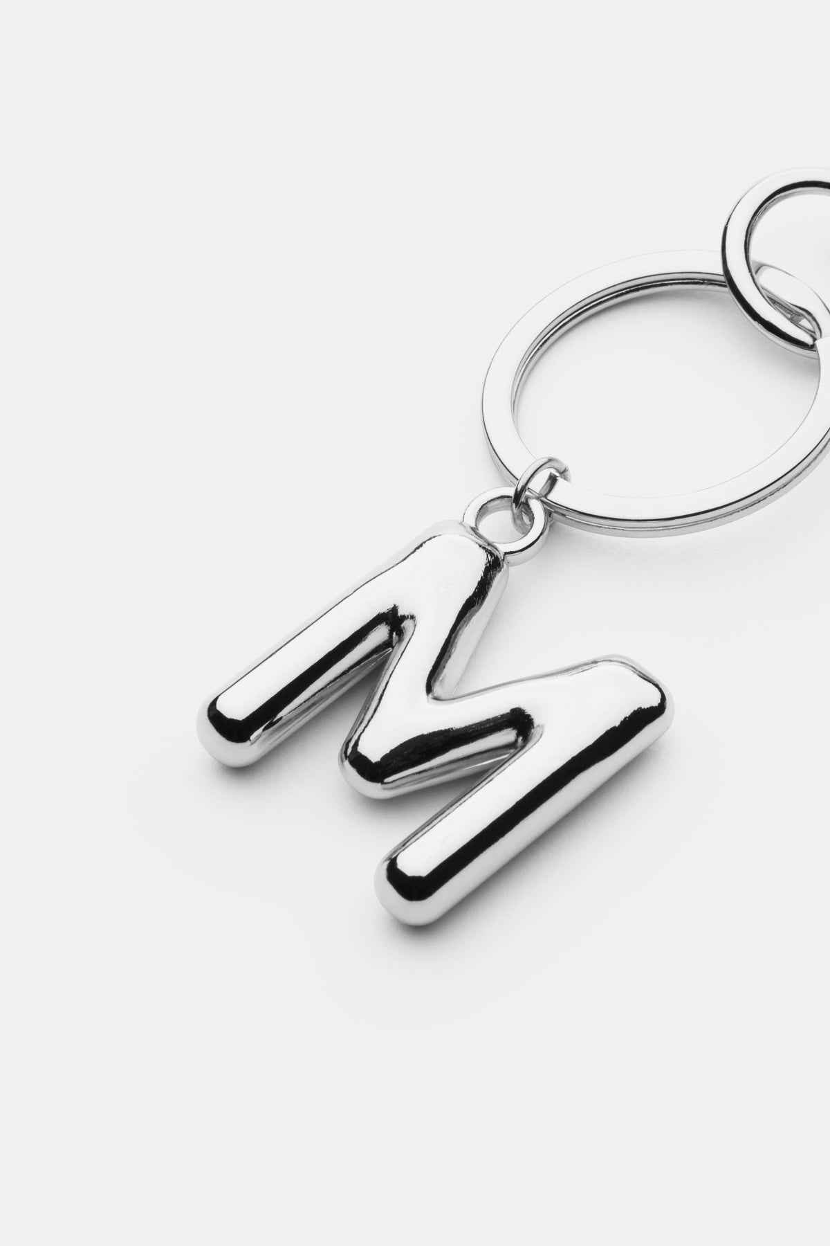 Silver Initial Keyring