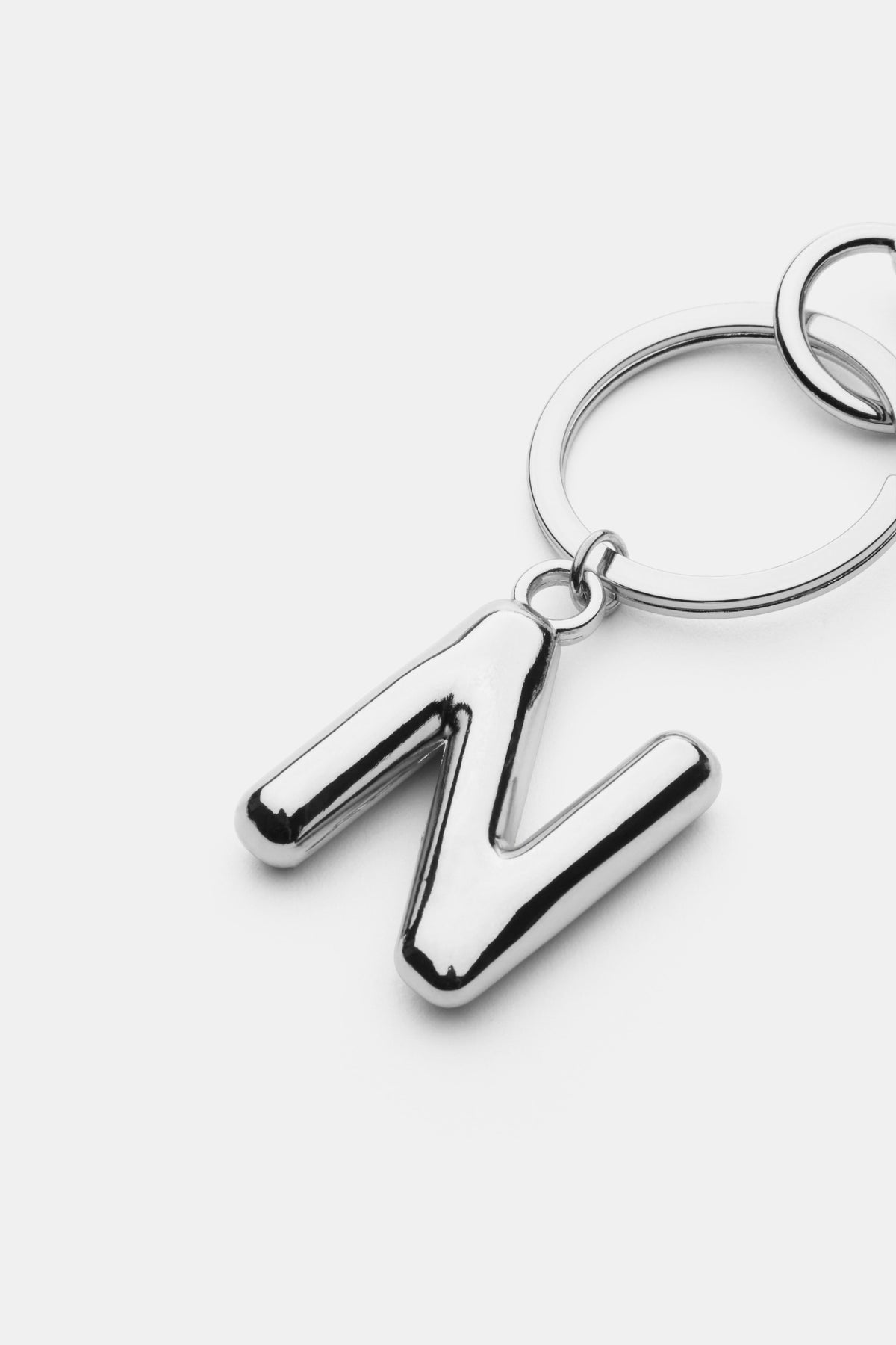 Silver Initial Keyring