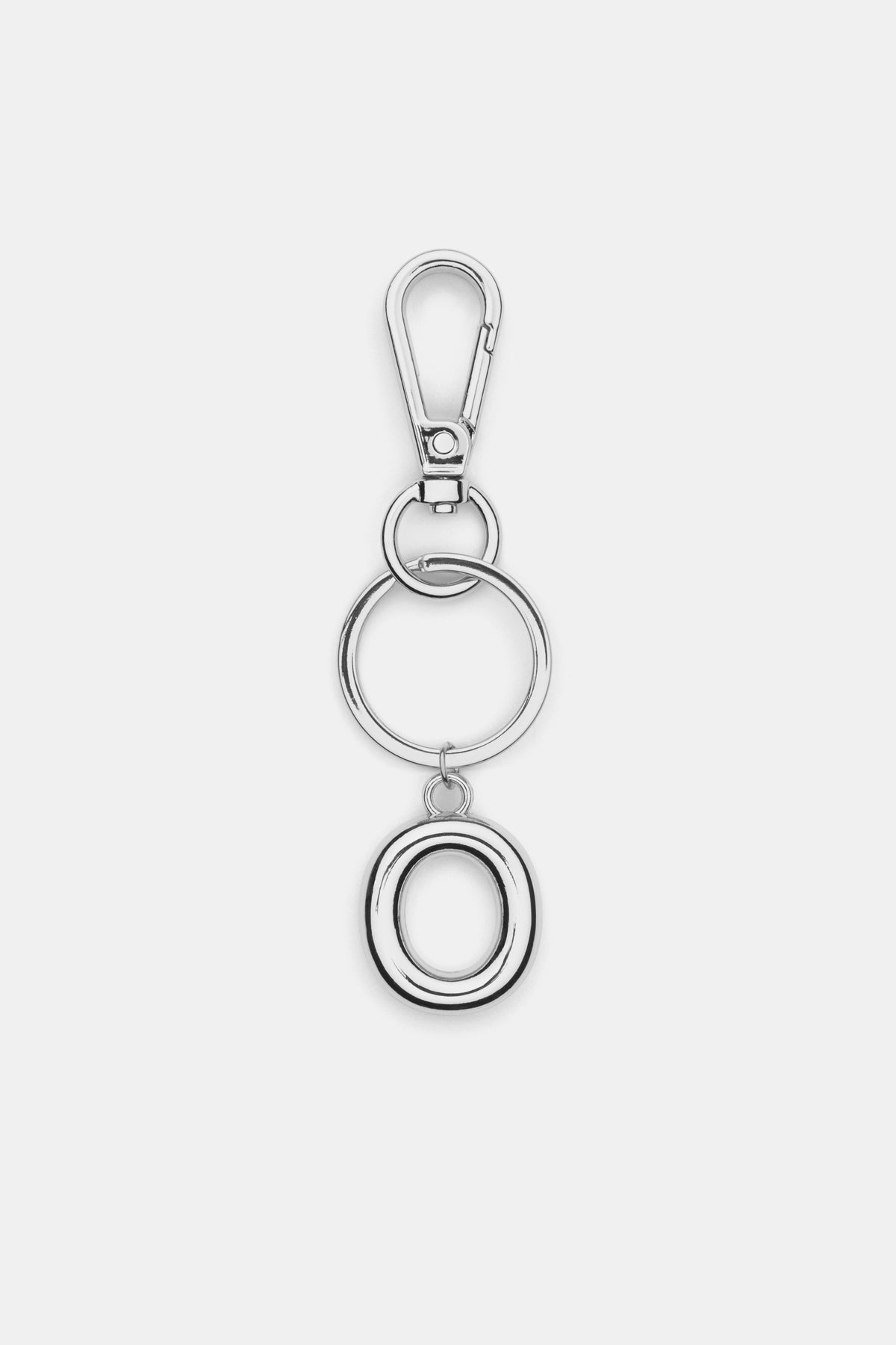 Silver Initial Keyring