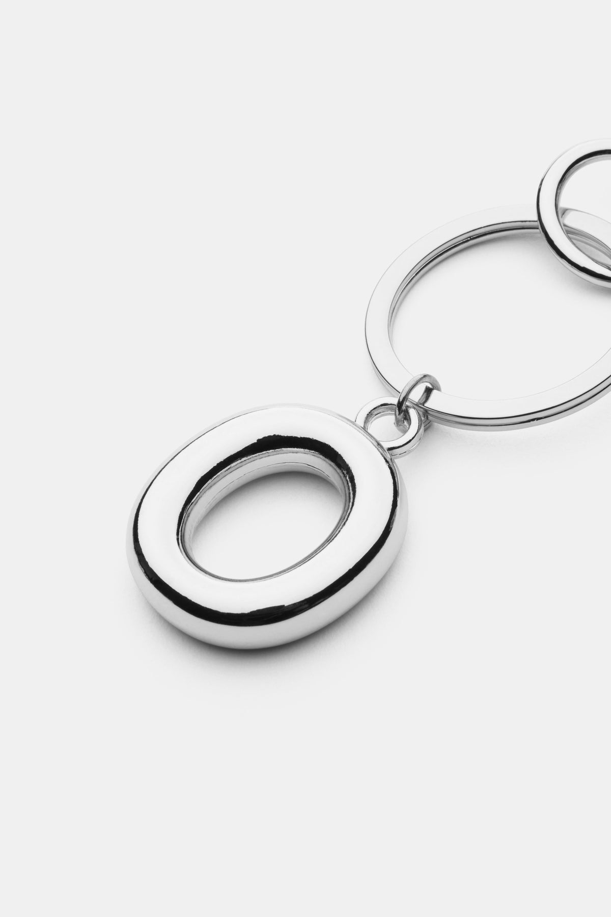 Silver Initial Keyring