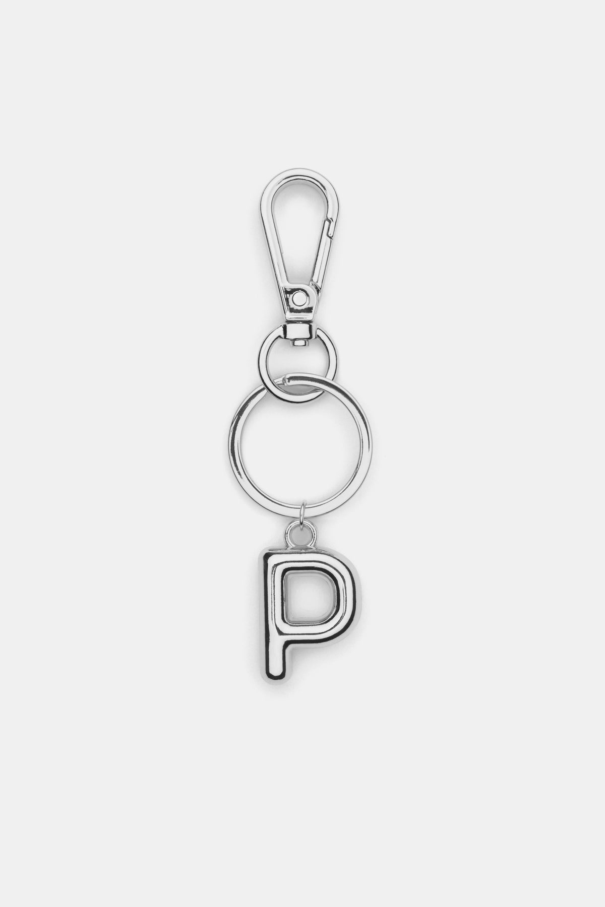 Silver Initial Keyring