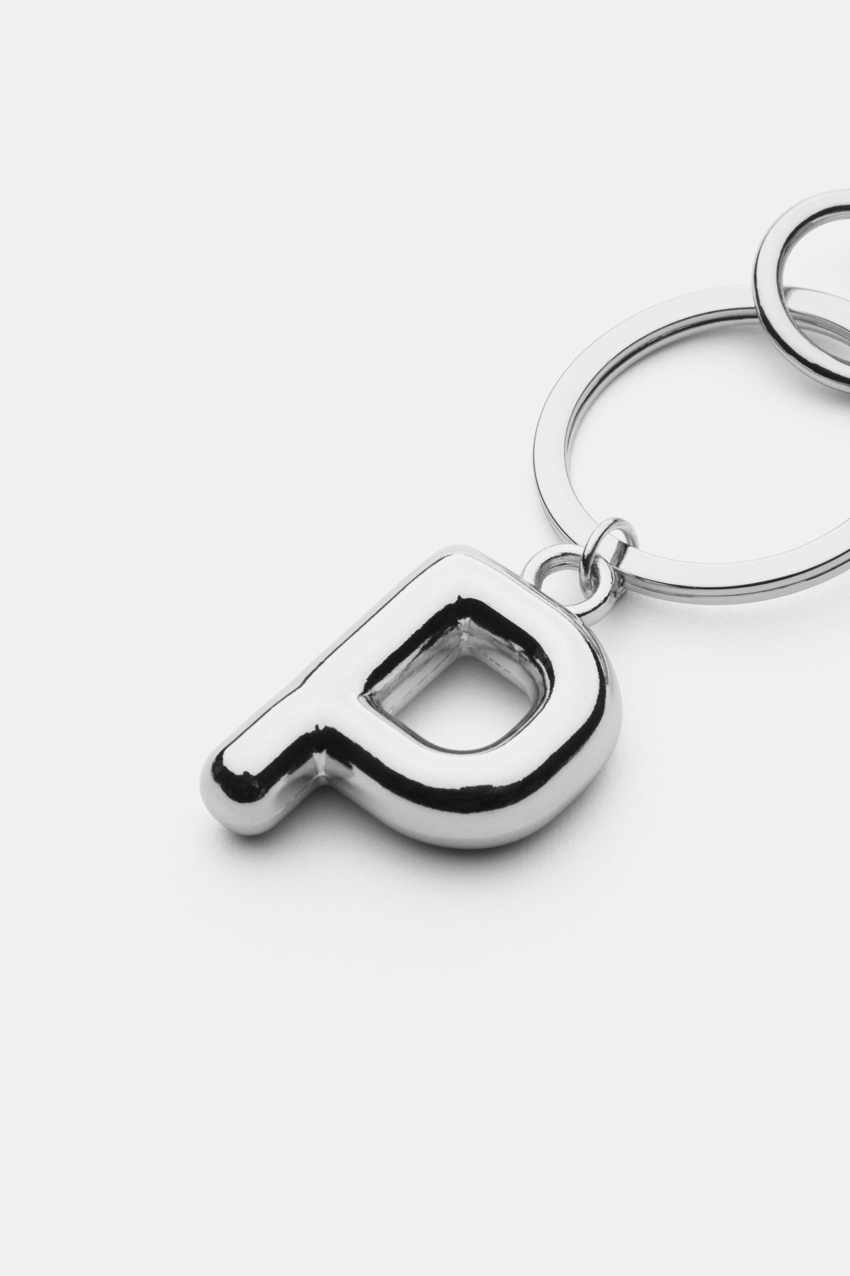 Silver Initial Keyring