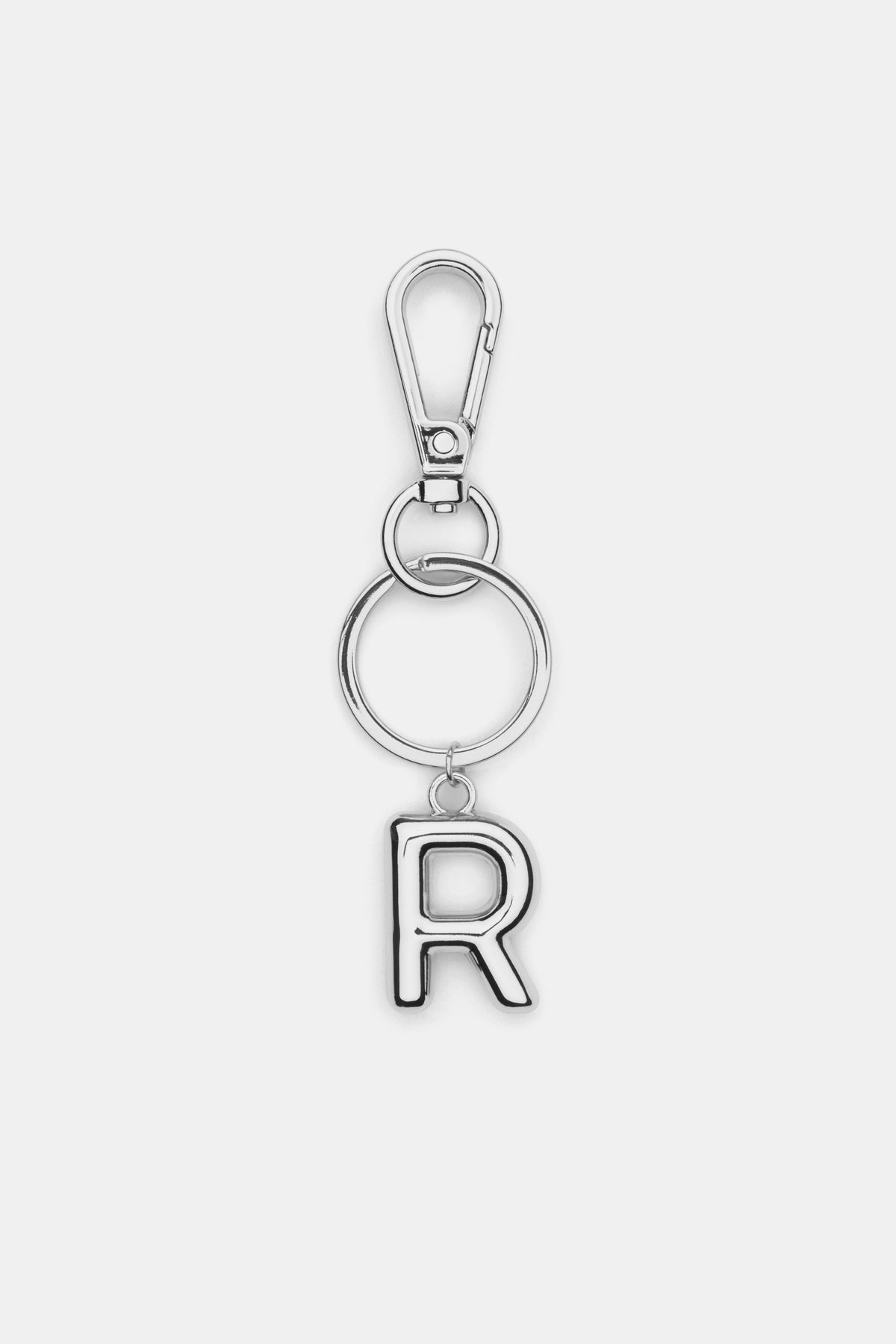 Silver Initial Keyring