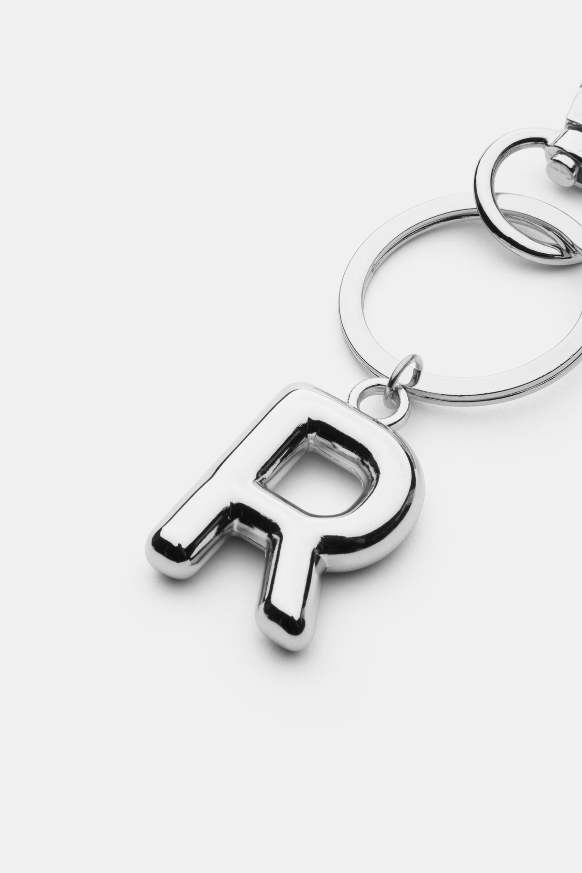 Silver Initial Keyring