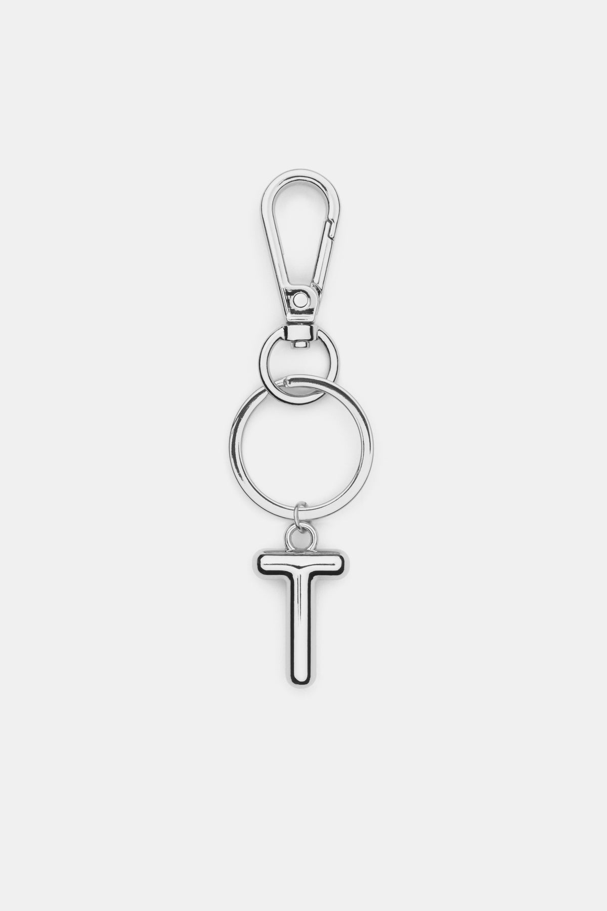 Silver Initial Keyring