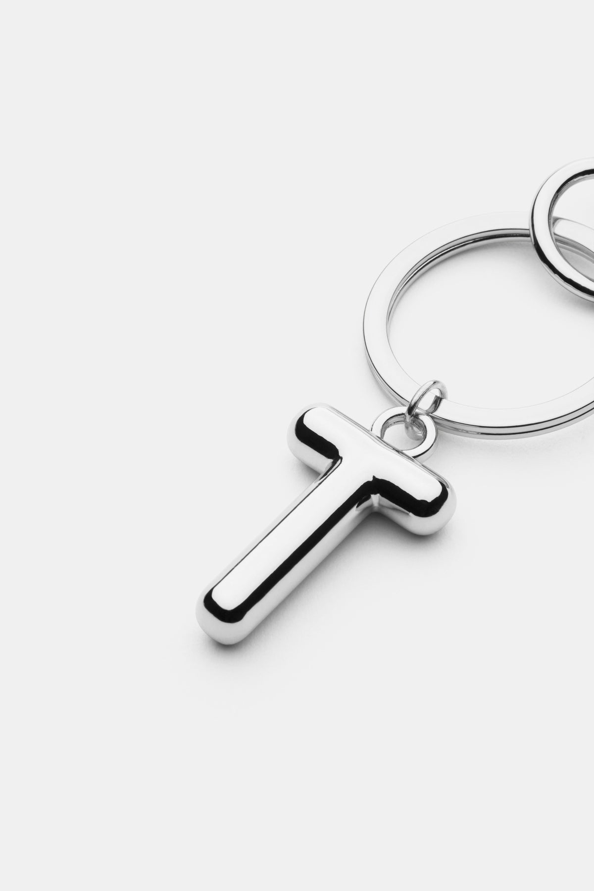 Silver Initial Keyring