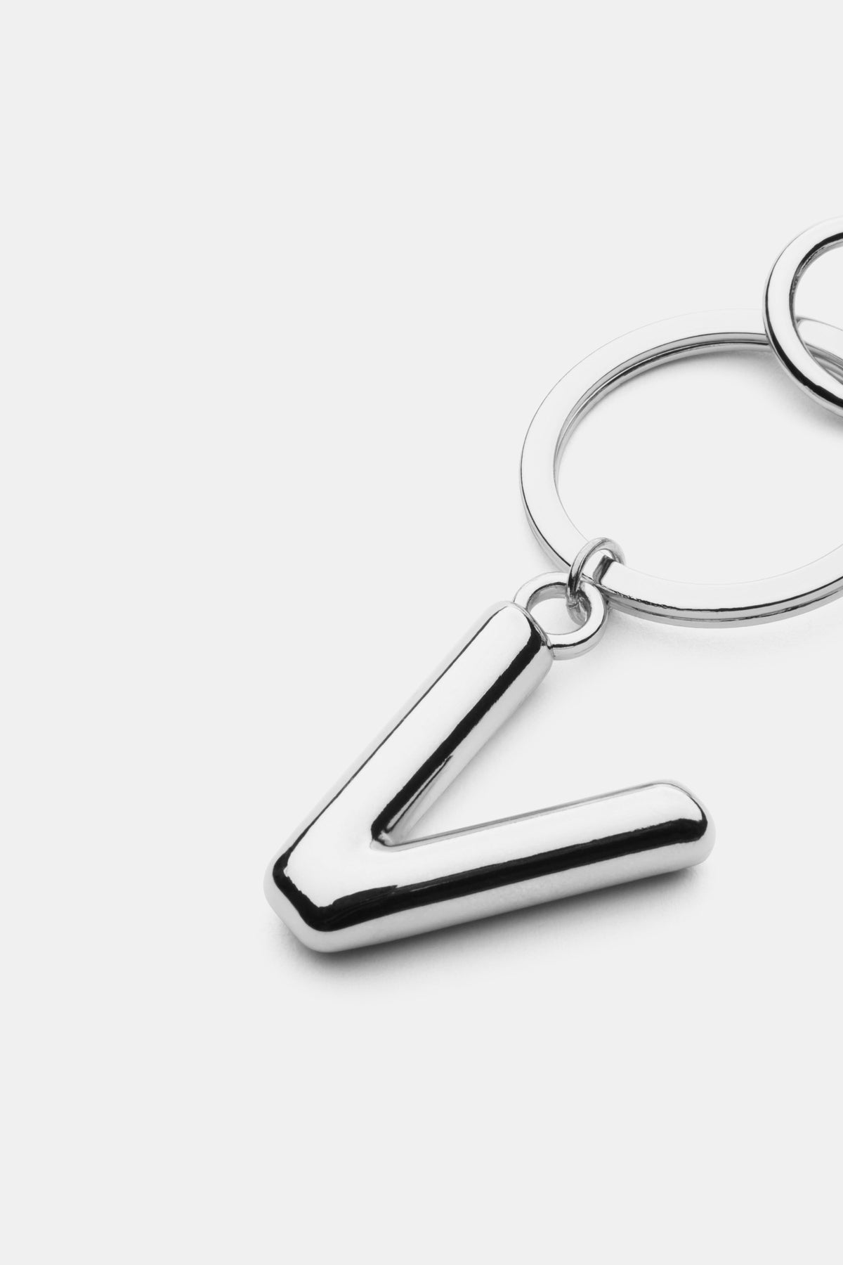 Silver Initial Keyring