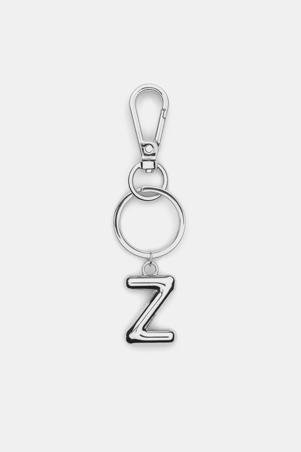 Silver Initial Keyring