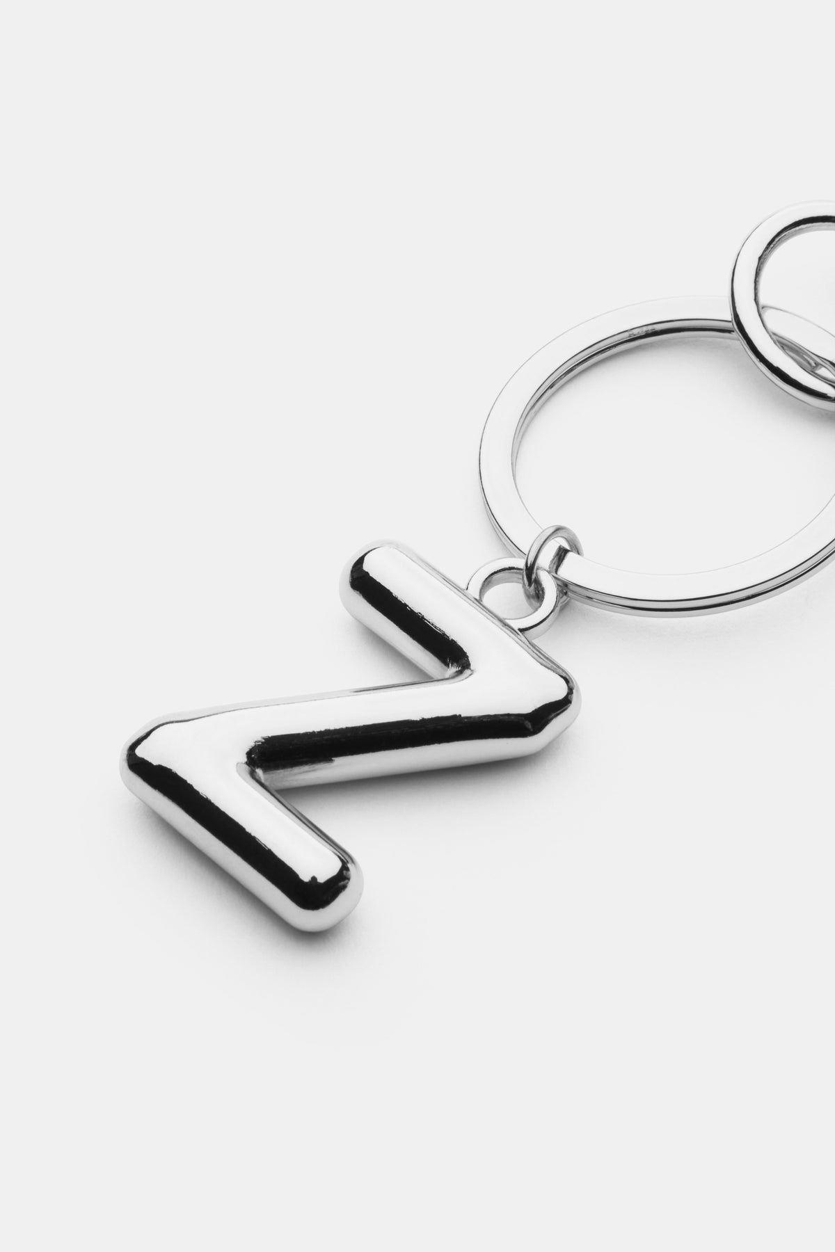 Silver Initial Keyring