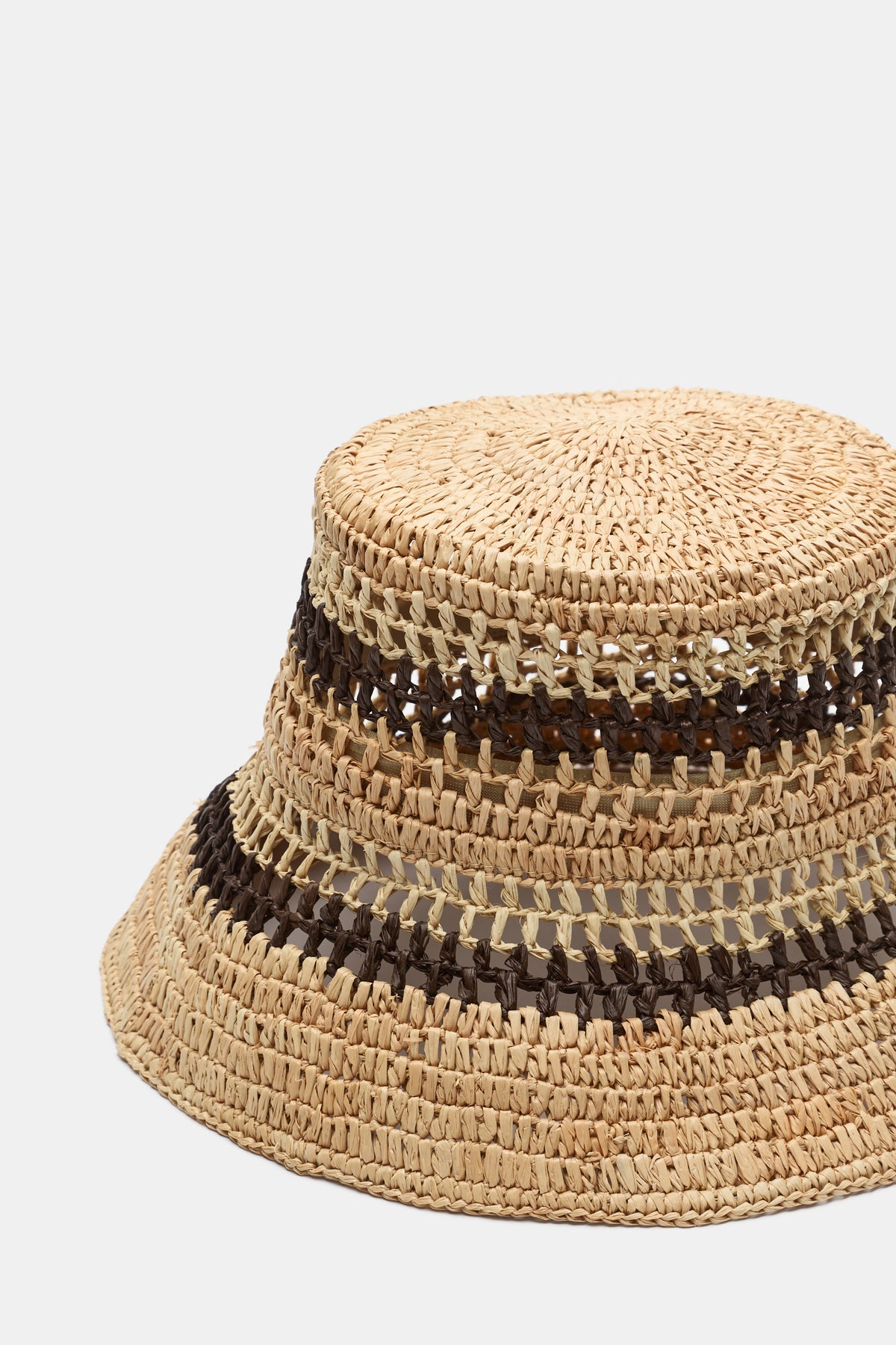 Multi Raffia Bucket Hat