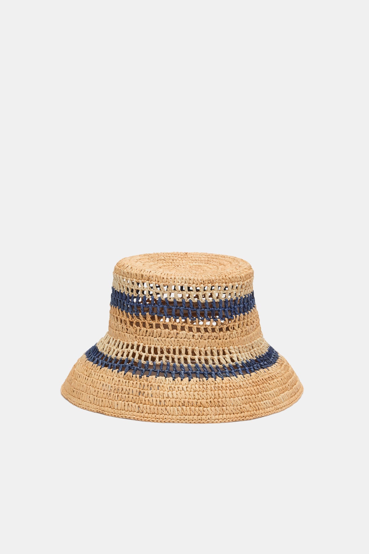 Multi Raffia Bucket Hat