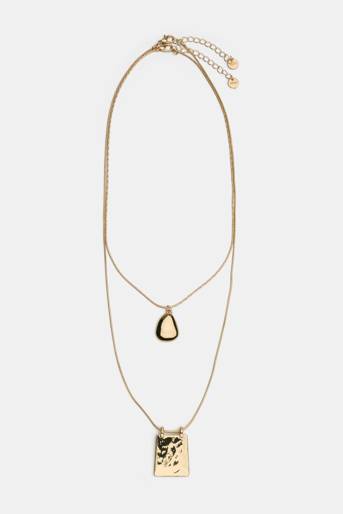 Square Pendant Necklace Set