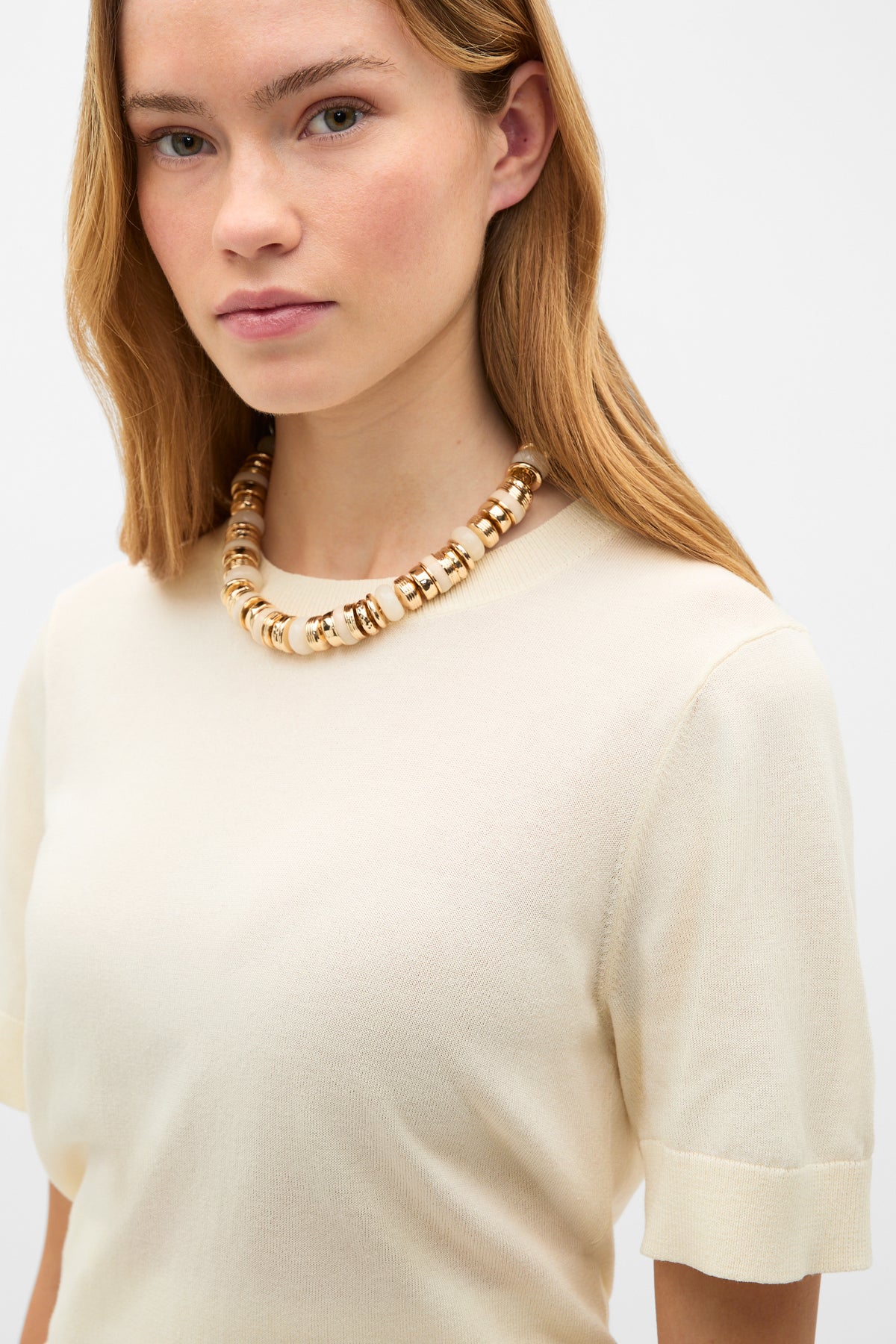 Statement Molten Bead Necklace