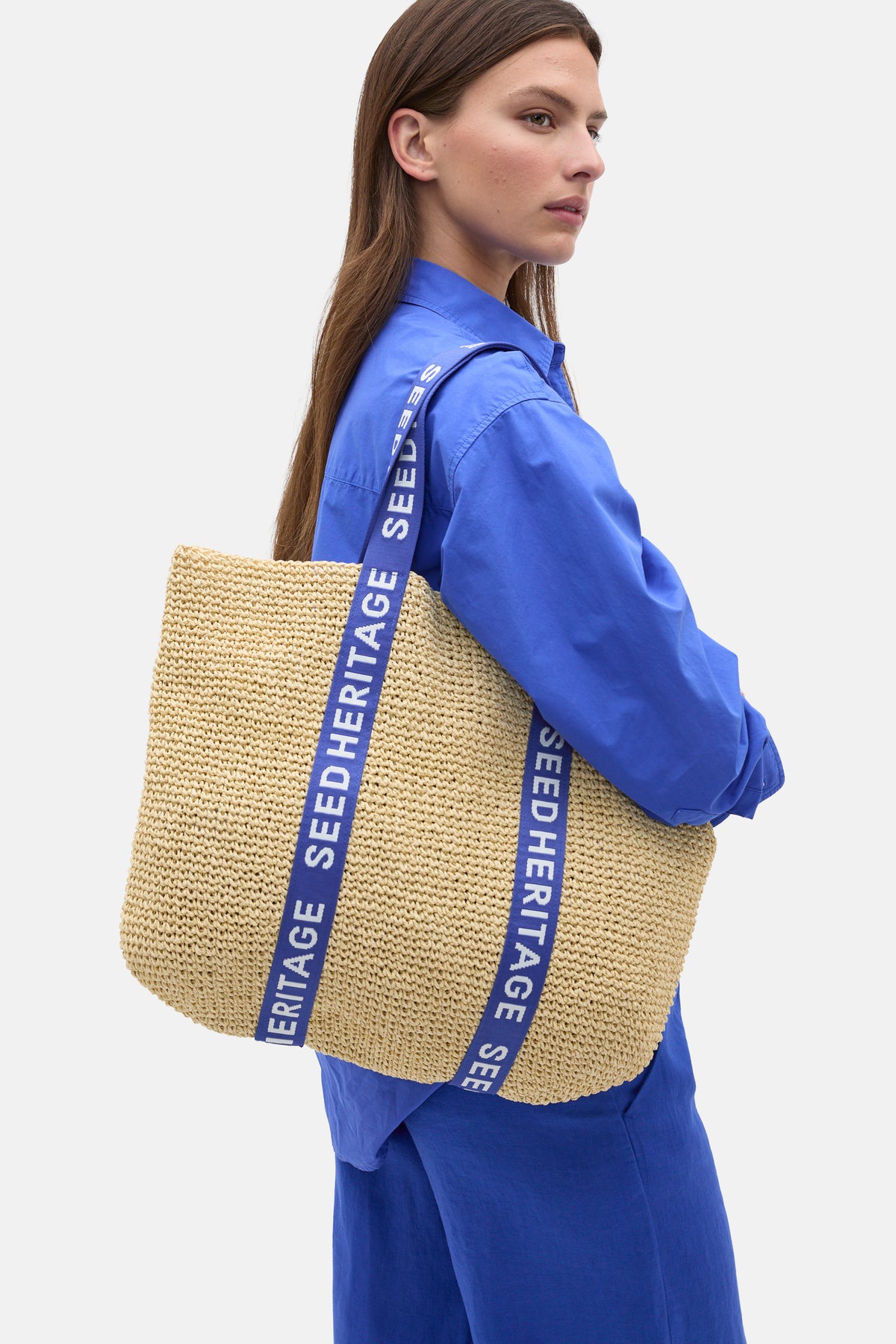 Logo Woven Tote