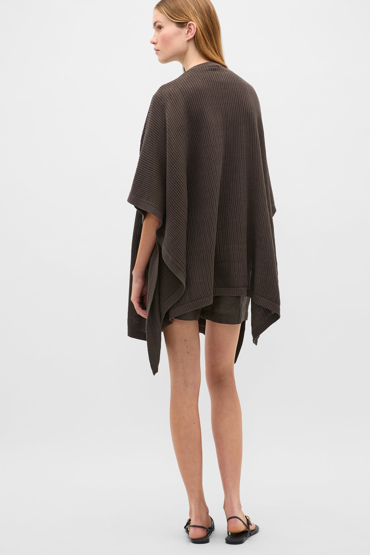 Open Weave Poncho