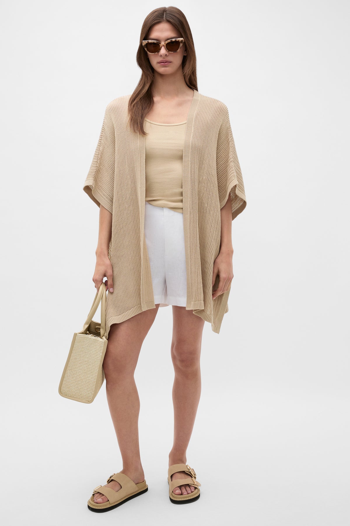 Open Weave Poncho