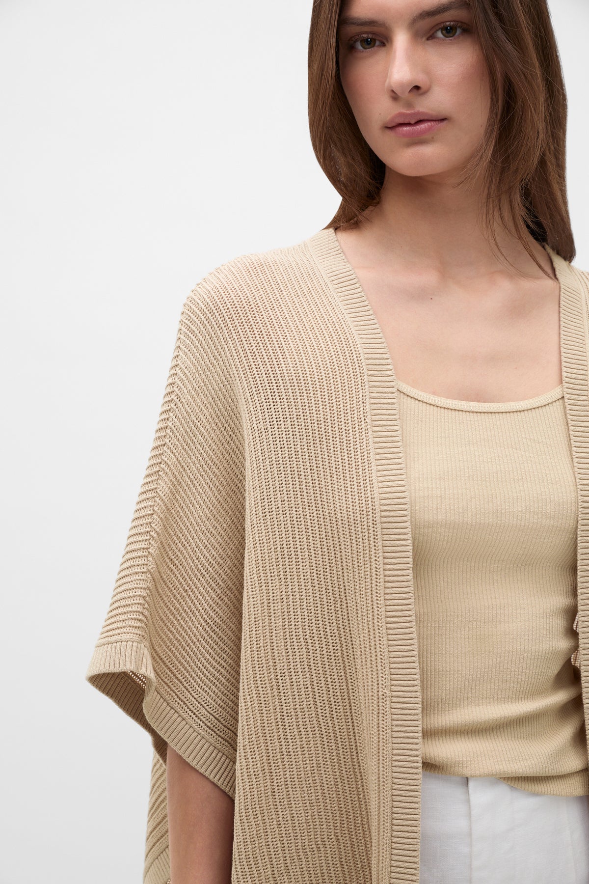 Open Weave Poncho