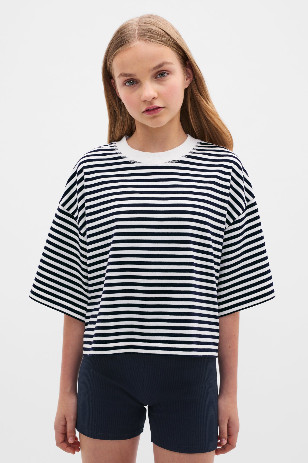 Stripe Boxy Tee