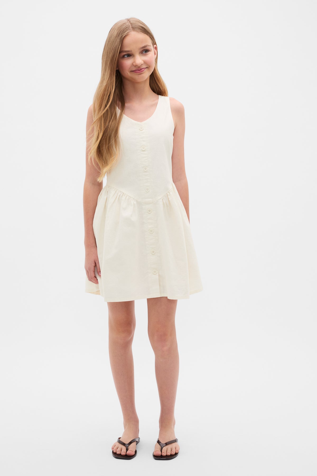 Button Front Dress