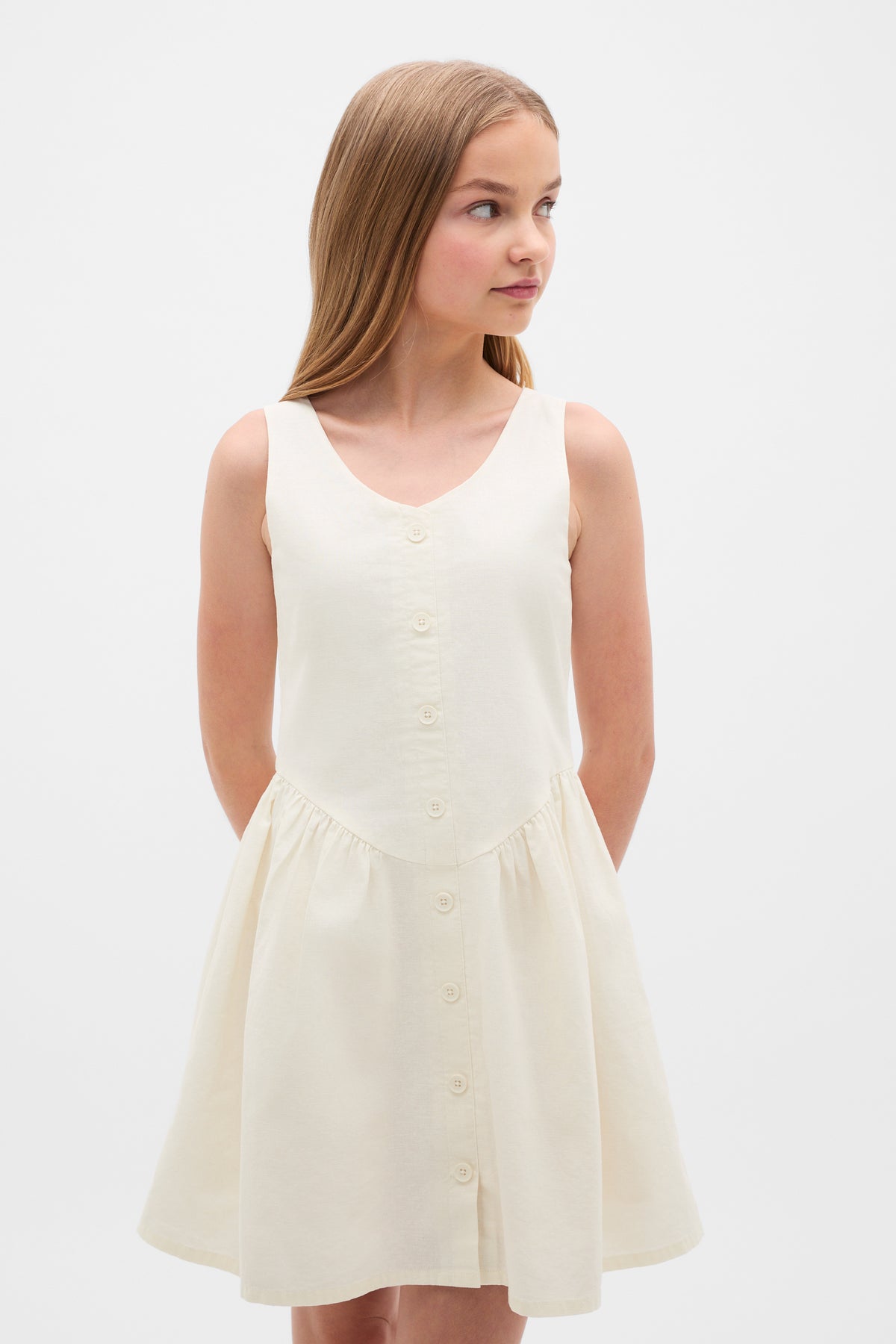 Button Front Dress