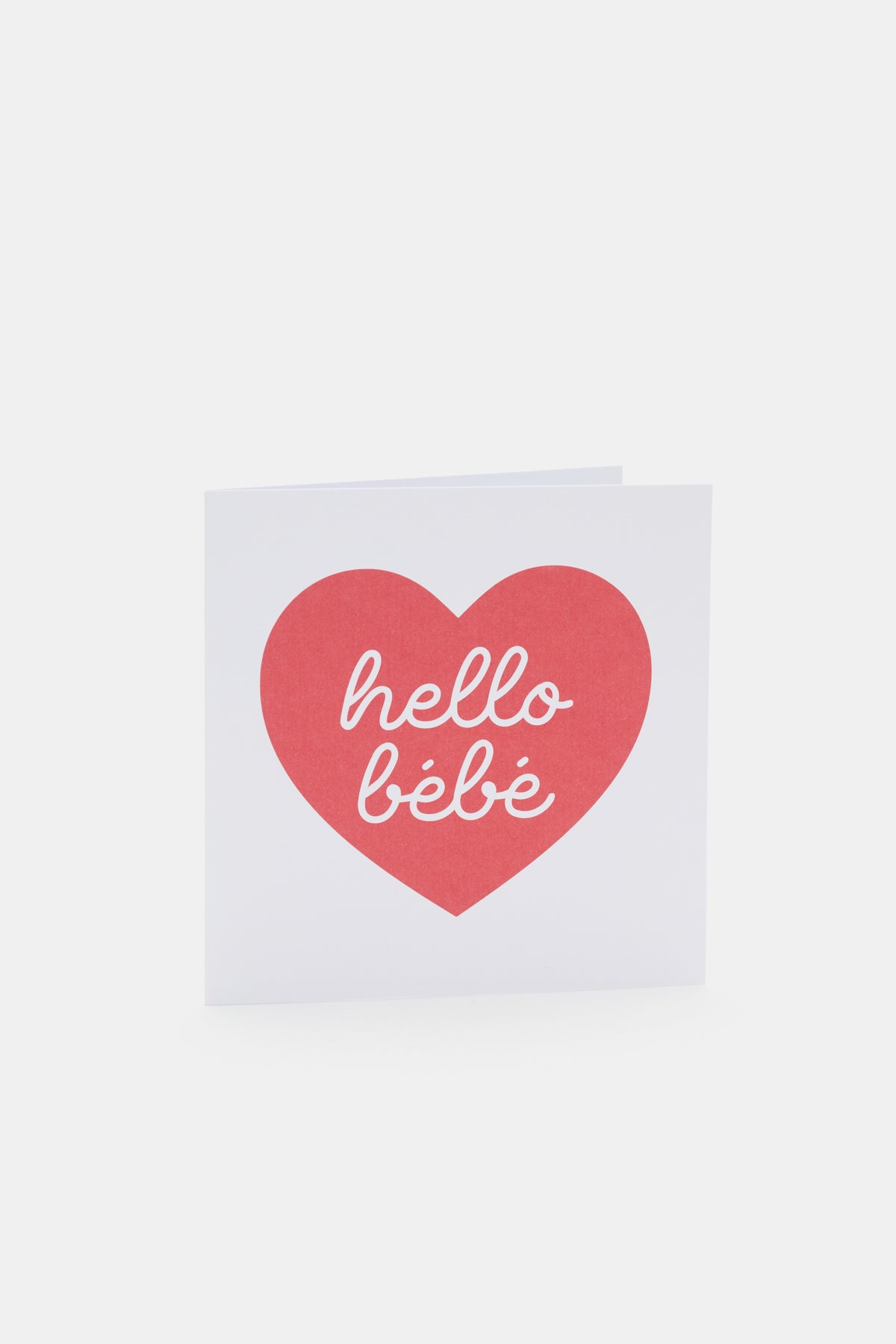 Hello Bebe Heart Card