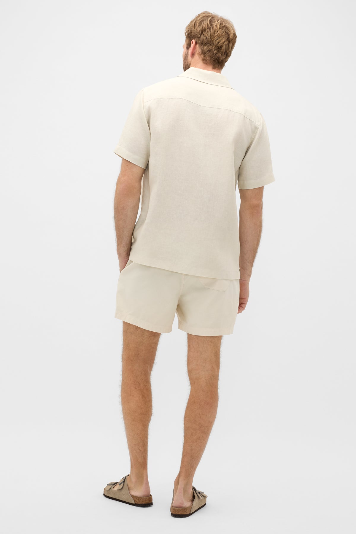 Camp Collar Linen Shirt