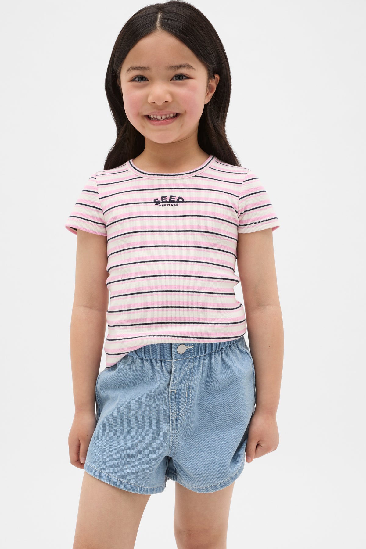 Core Stripe Rib Tee