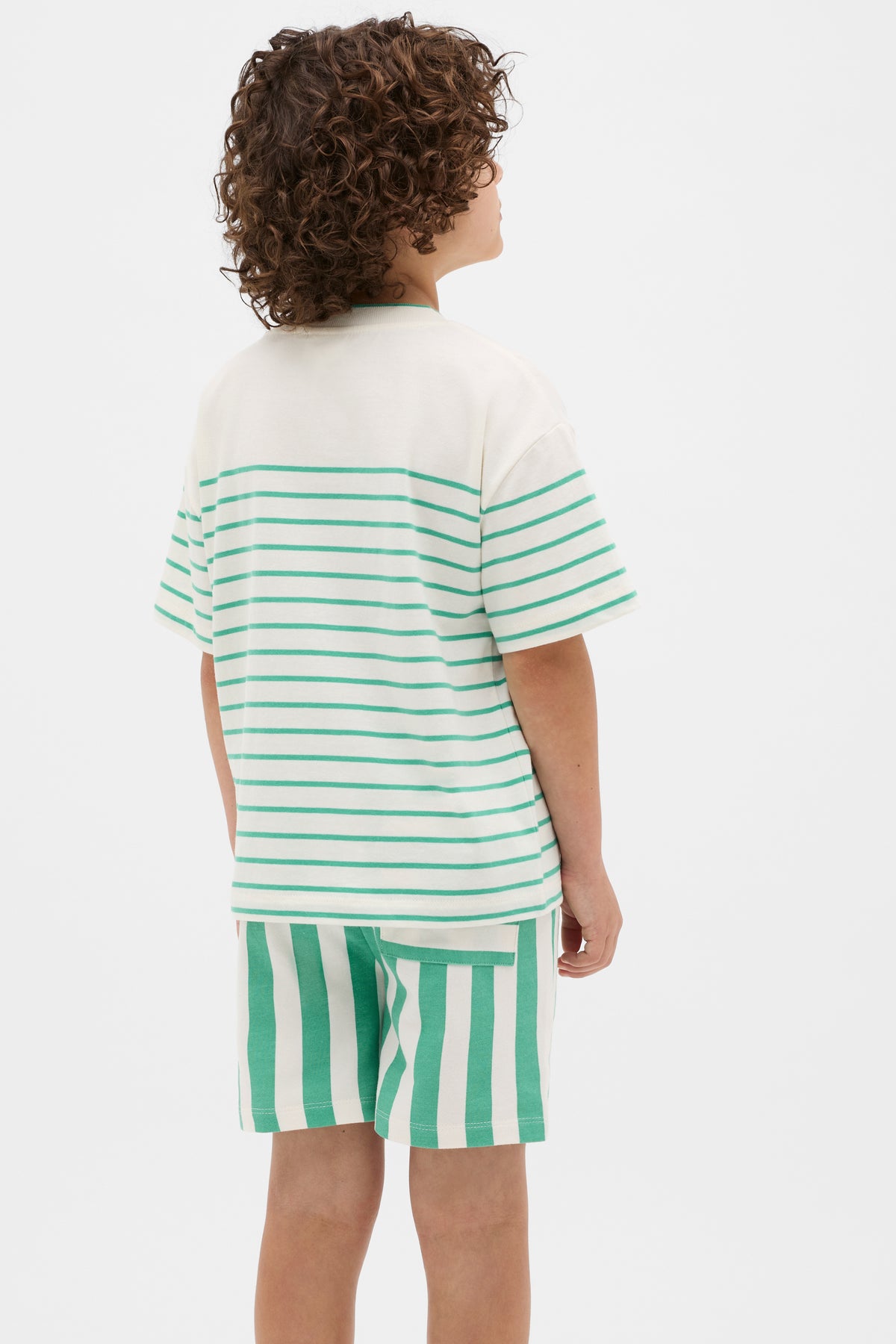 Breton Stripe Logo Tee