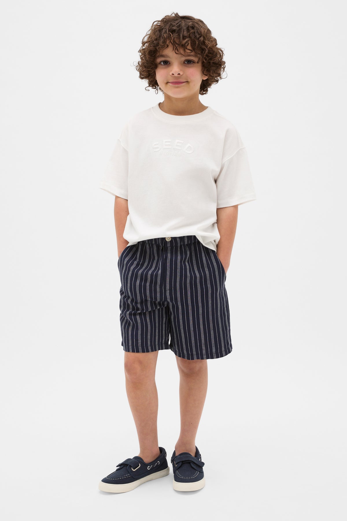 Pull On Stripe Short