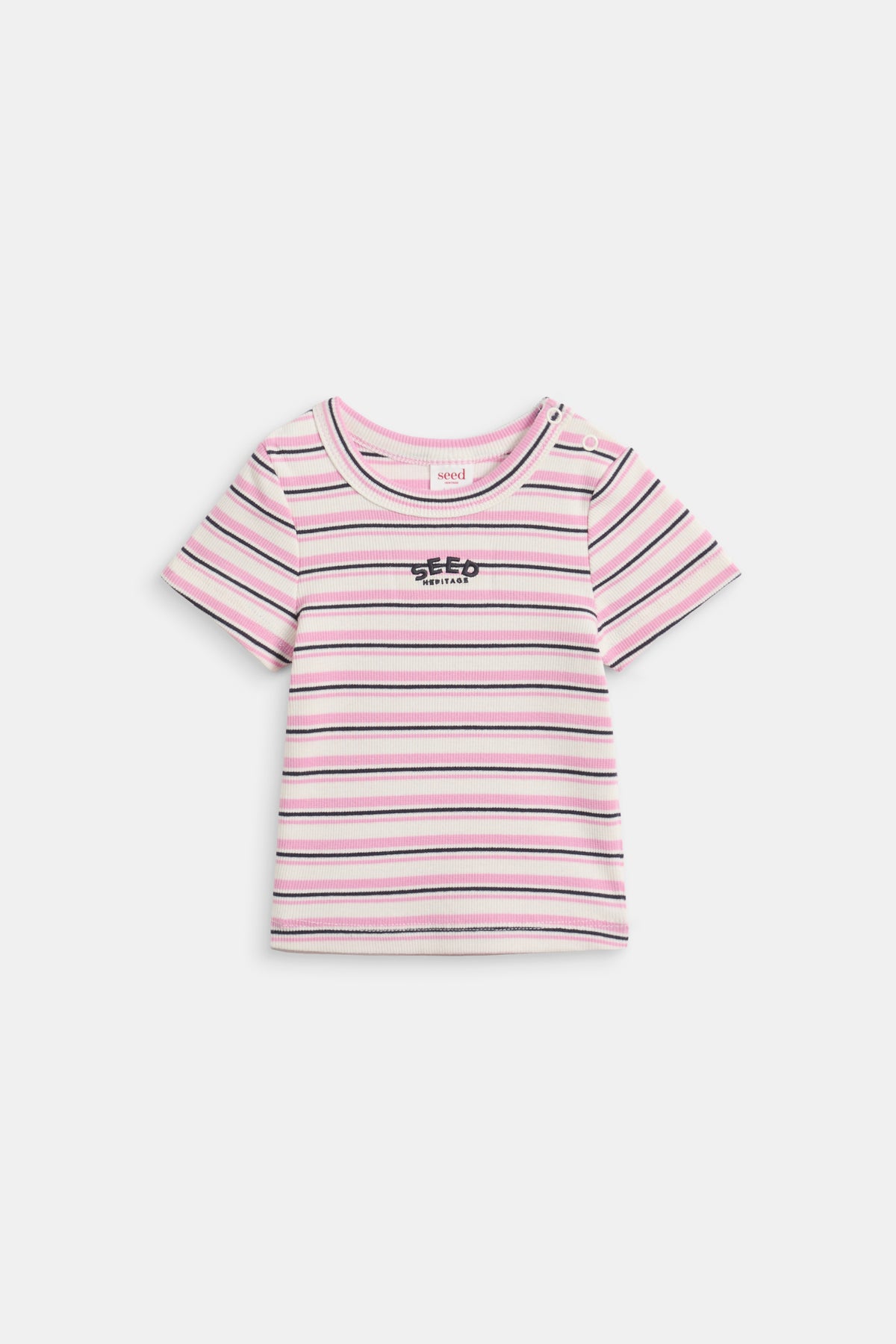 Core Stripe Rib Tee