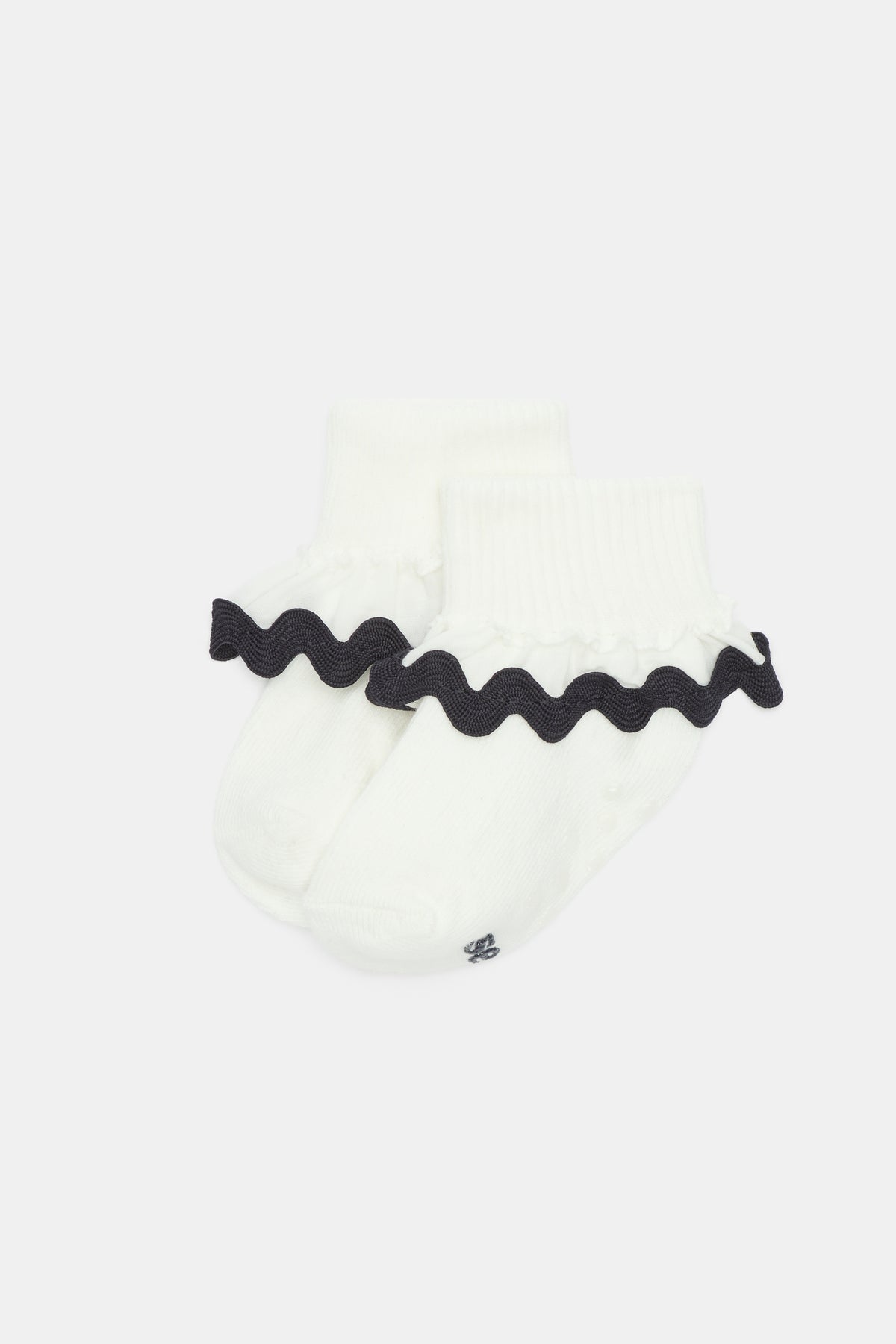 Baby Ric Rac Frill Sock