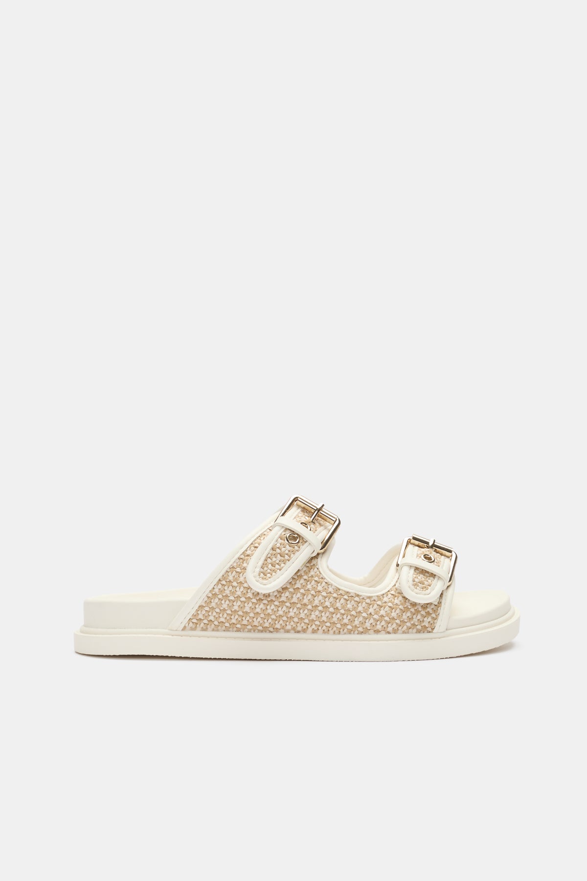 Woven Buckle Sandal