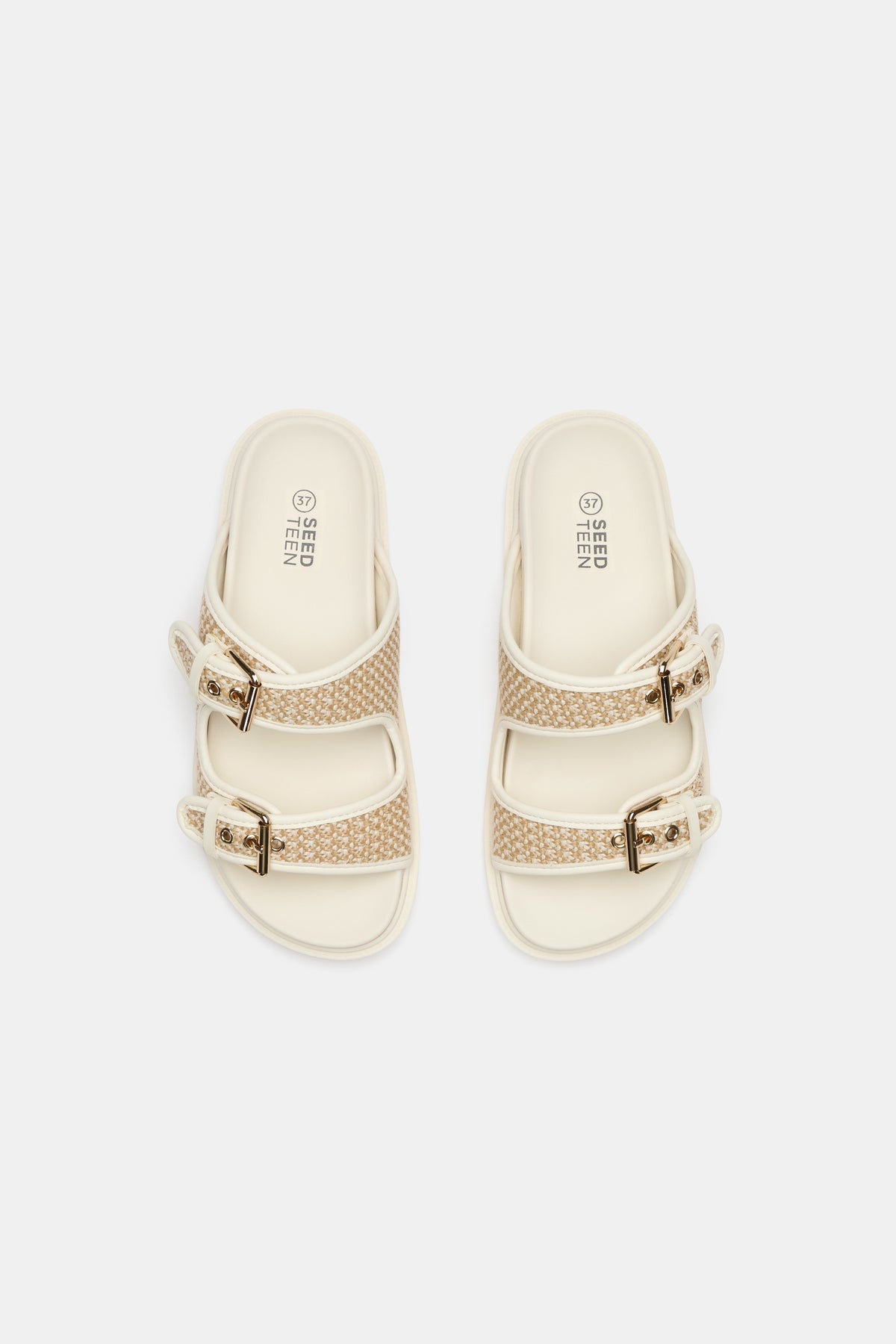 Woven Buckle Sandal