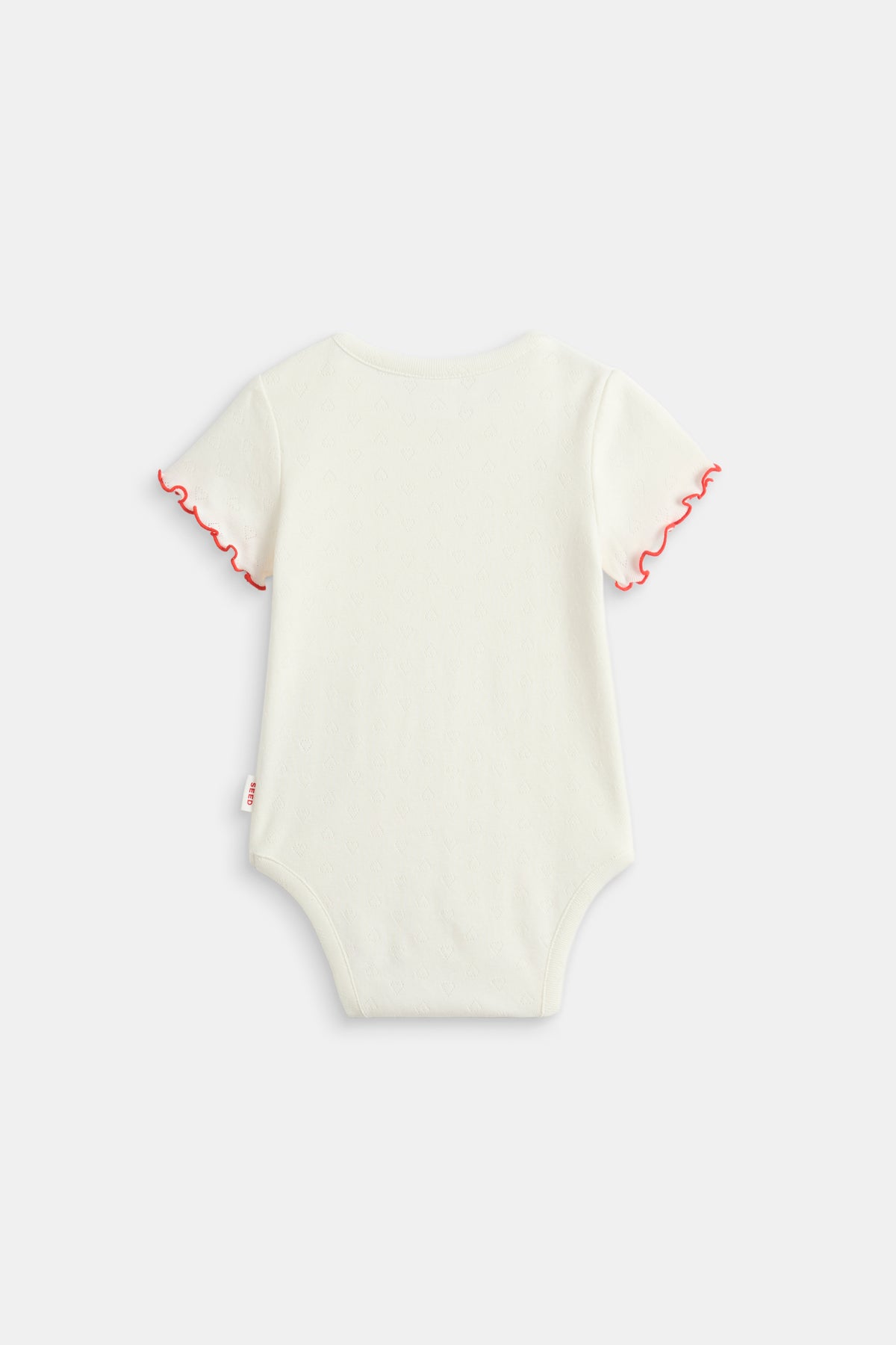 Pointelle Heart Bodysuit