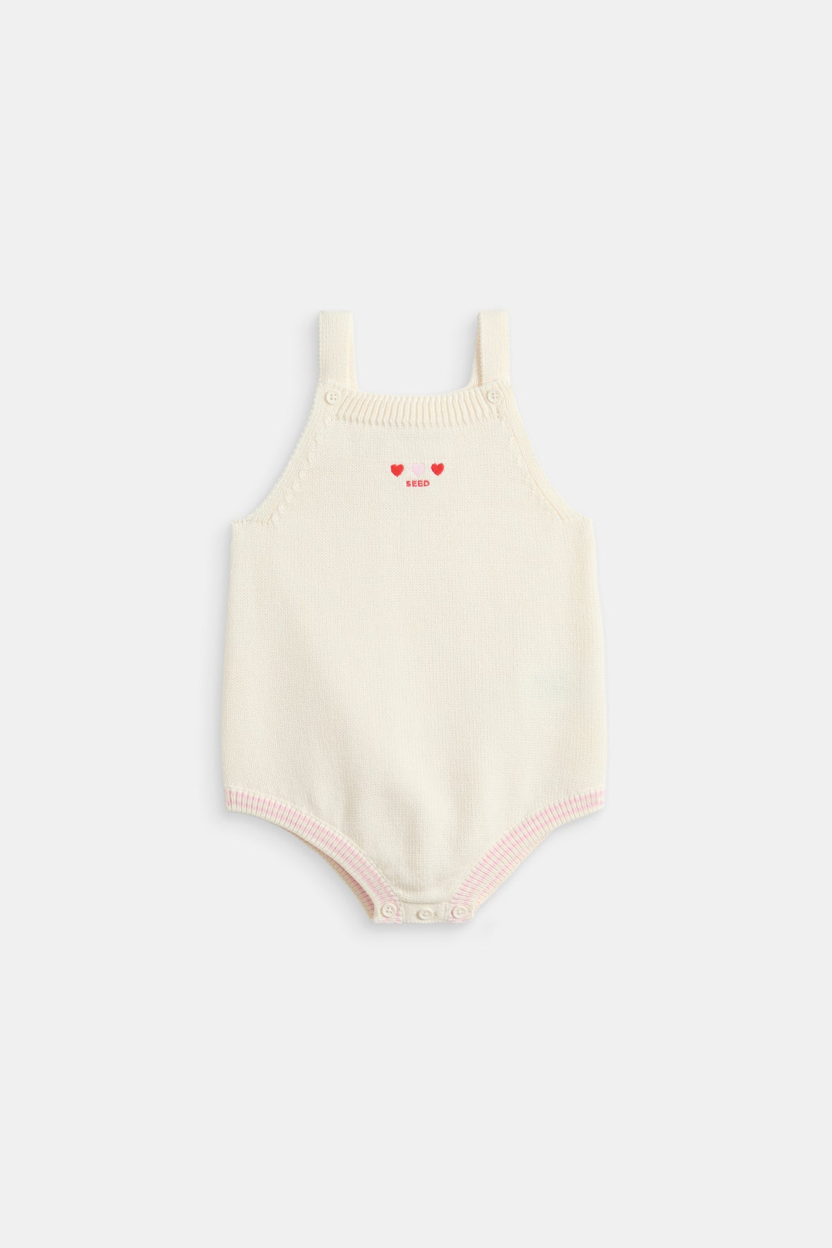 Heart Knit Romper
